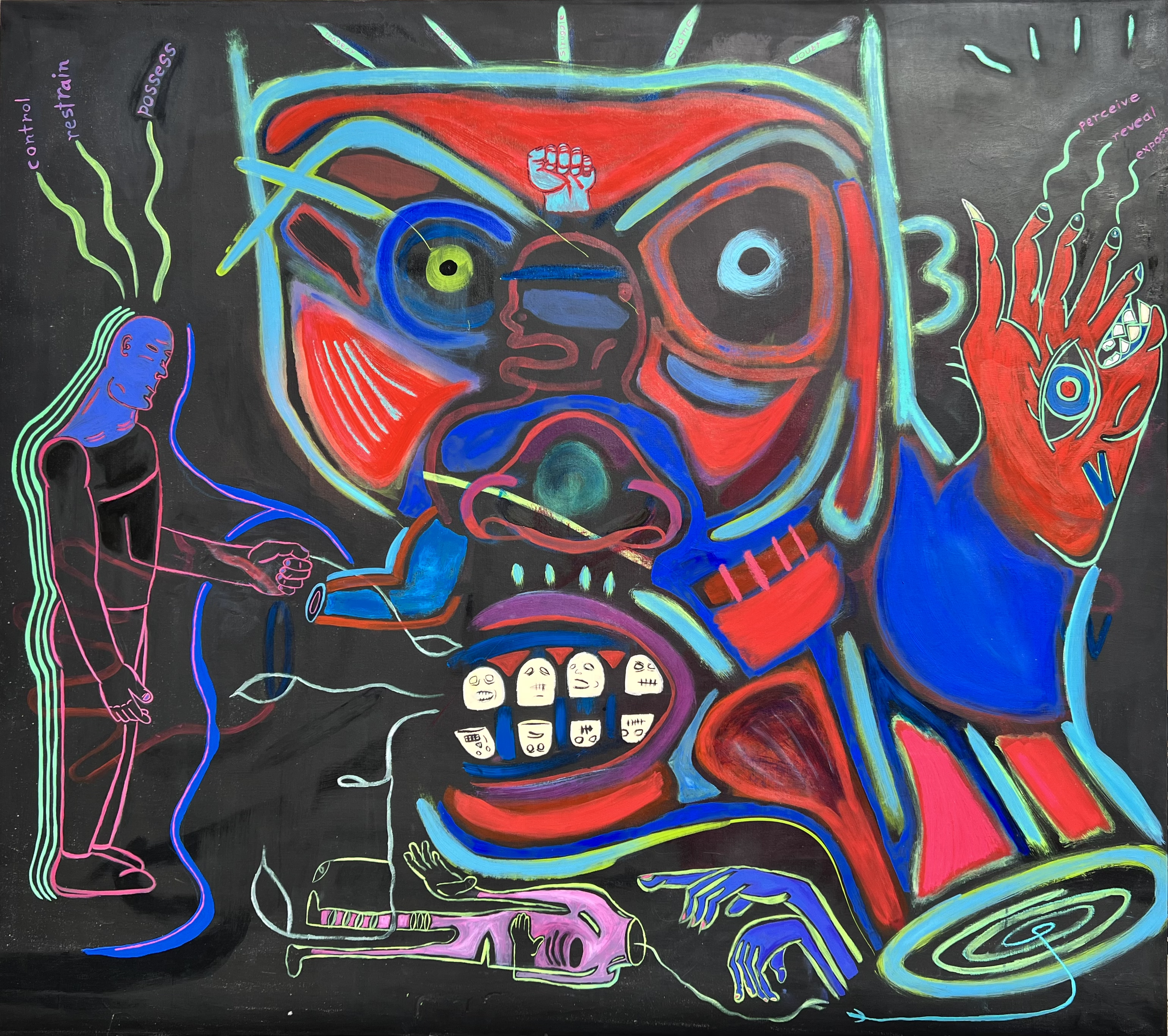 "VYALOTEKUSHCHAYA" ♾️ 72X64 INCHES ♾️ OIL ON CANVAS