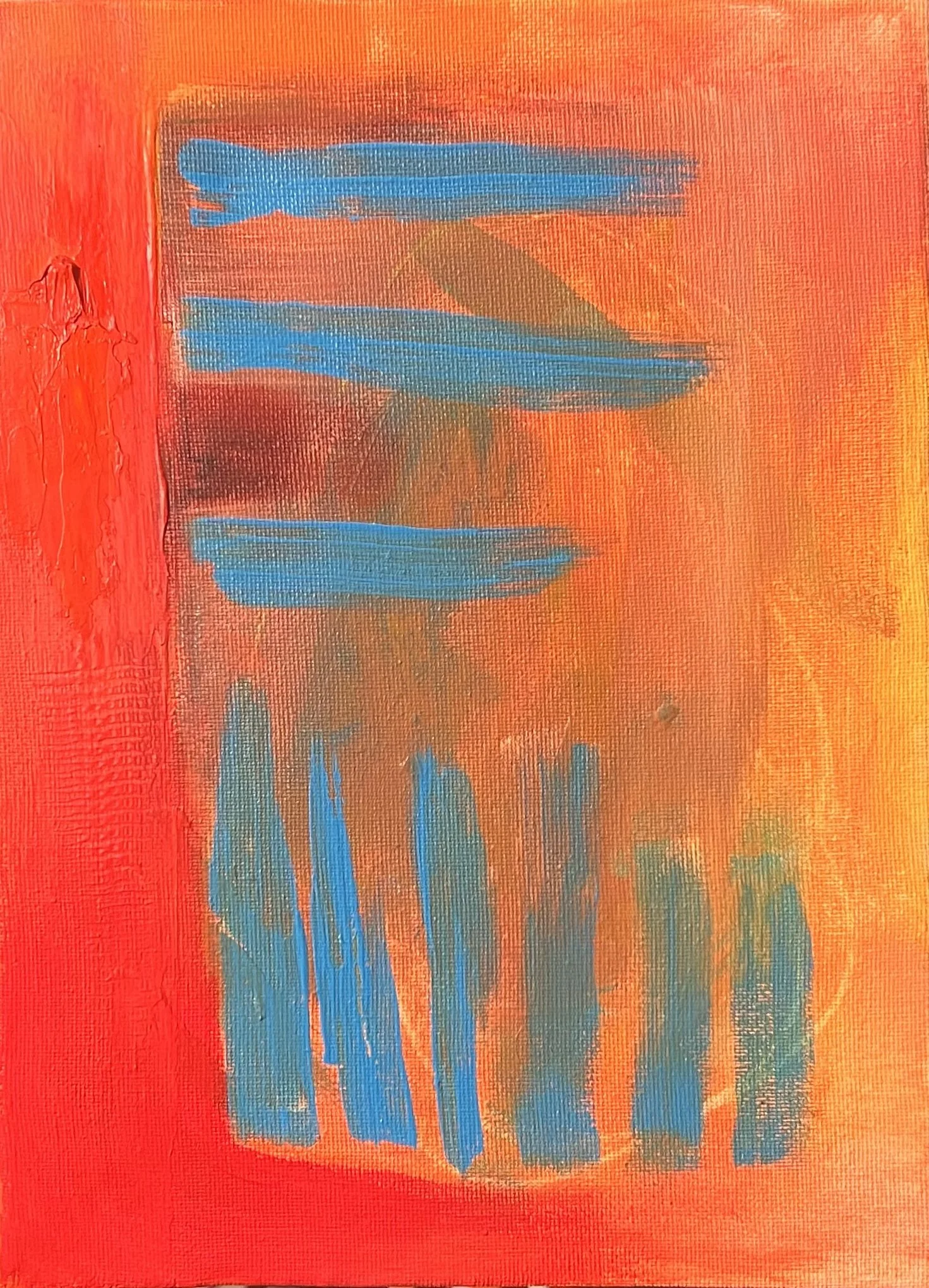 "SAECULUM" ♾️ 8X12 INCHES ♾️ OIL ON CANVAS