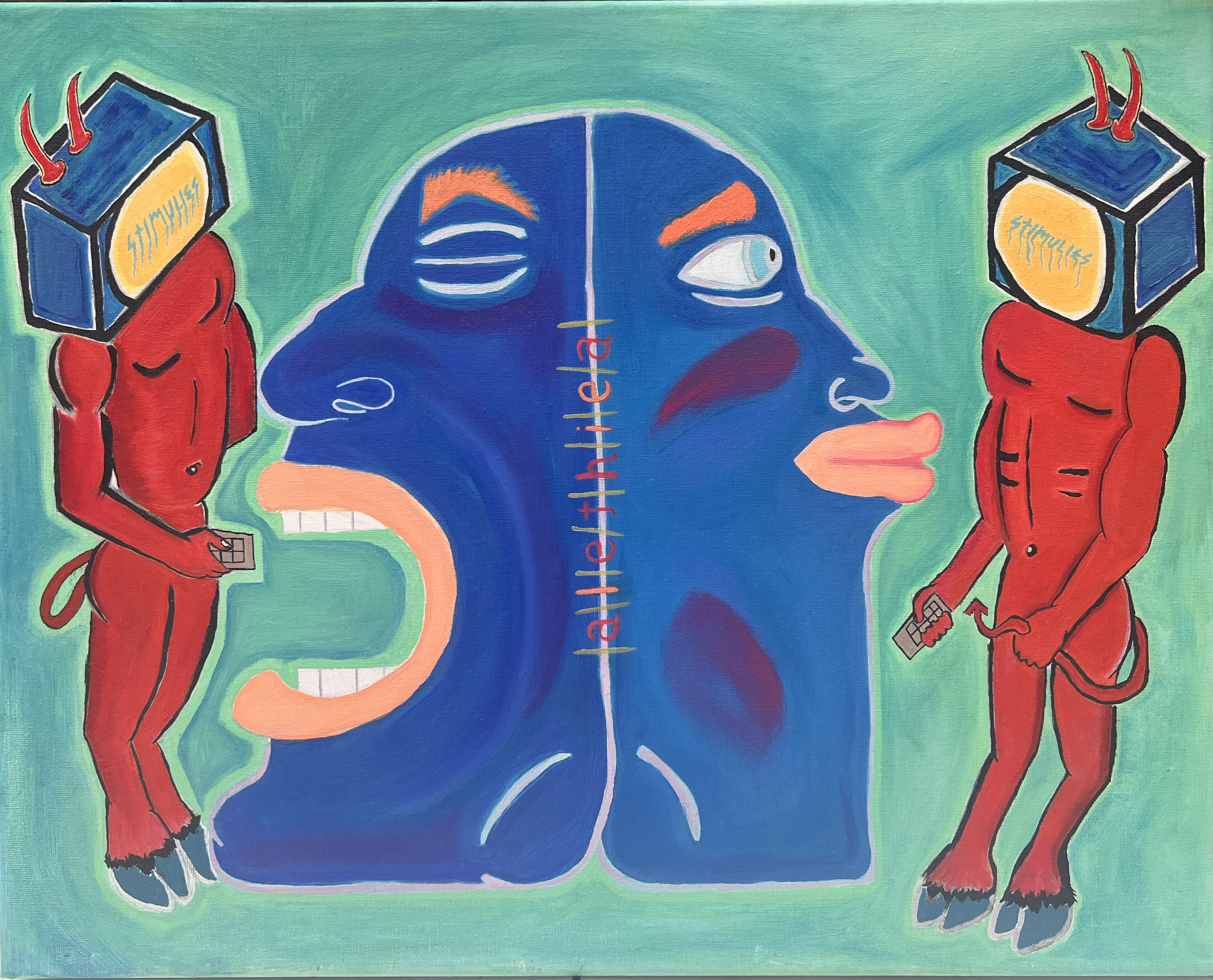 "ALETHEIA" ♾️ 20X16 INCHES ♾️ OIL ON CANVAS