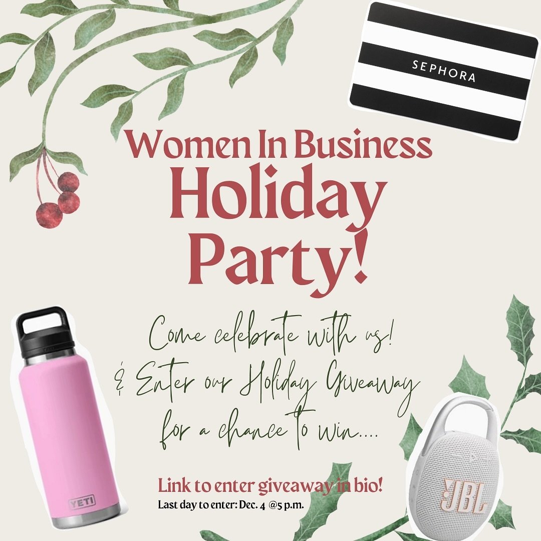 Happy holidays WIB!🥰 come out to our LAST meeting of the quarter on Thursday Dec. 5 from 11-12 in room 03-112! We will be hosting a holiday party to mingle with your fellow members to celebrate and reflect on our accomplishments throughout the quart