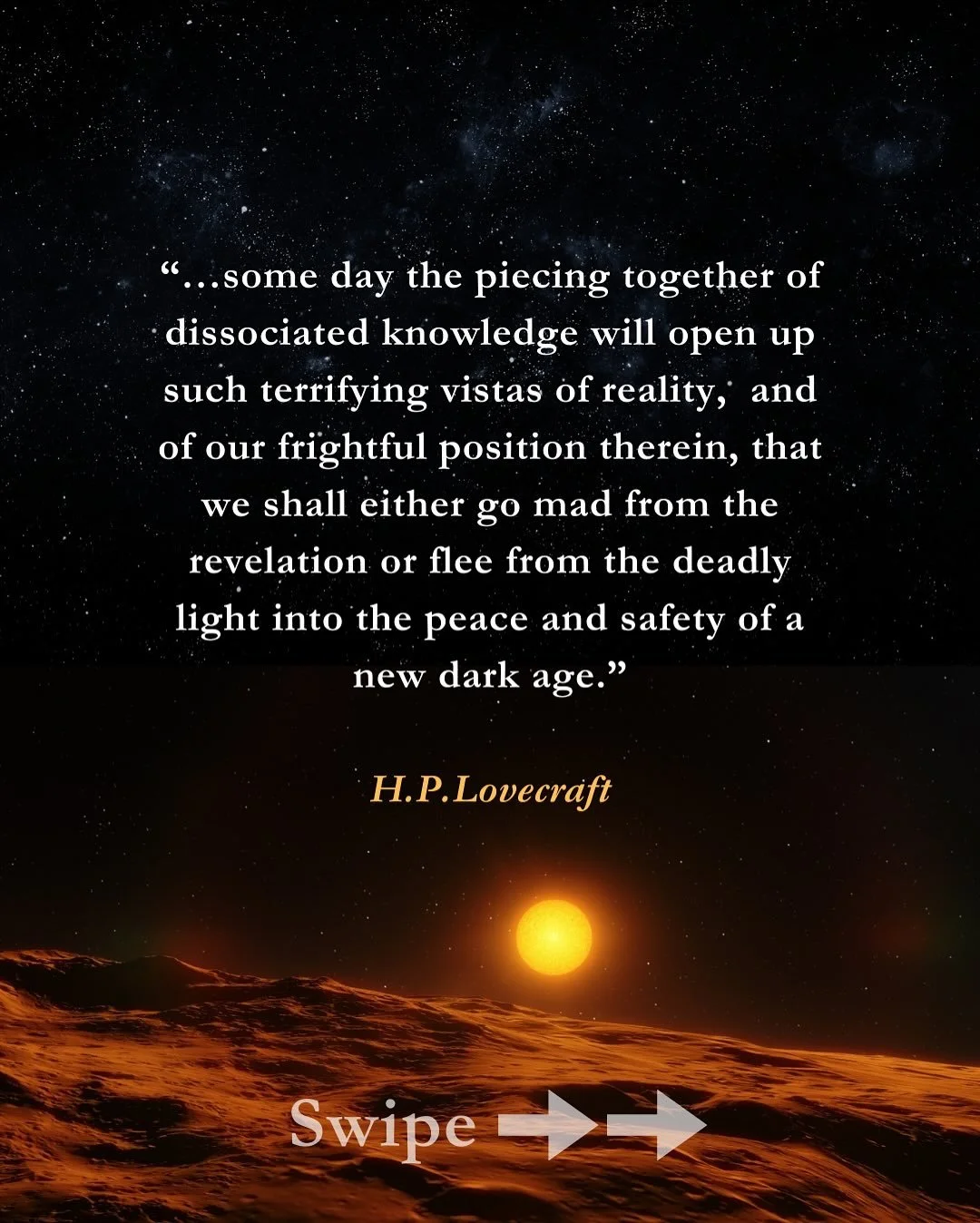 I have always loved it when books start with bold, dramatic quotes - they&rsquo;re such great ways to set the stage for the story to come.

The story of DARK SANDS begins innocuously enough, but as it progresses, things get stranger and stranger, and