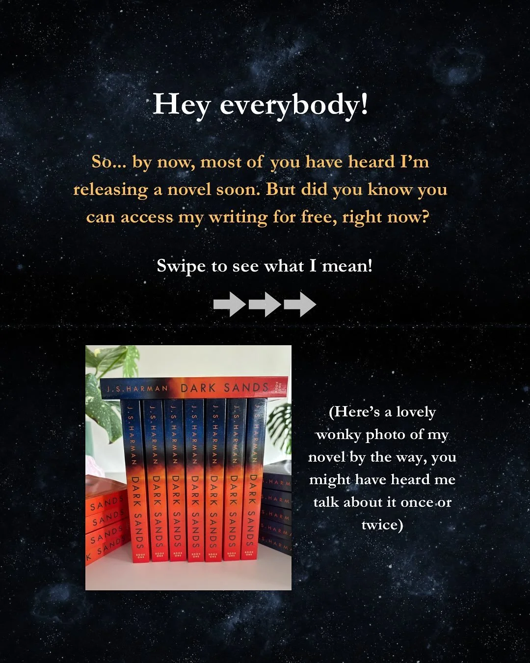 Have you seen my cover, but been unsure if DARK SANDS is for you? 

With just over 2 weeks until launch day, I thought I&rsquo;d re-share several little projects I&rsquo;ve undertaken over the course of this year. All can be found in my stories and o