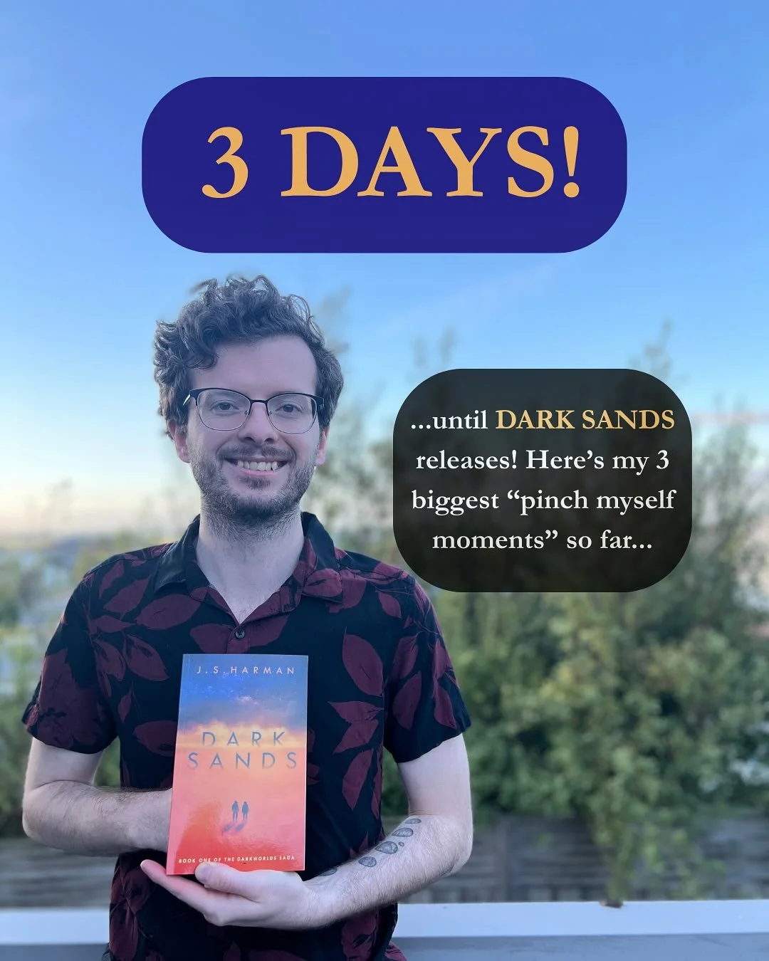 THREE DAYS!!

While at day 7 and 5 I shared some of the pain points, today is all about the celebrations. Thank you so much to everyone who has been a part of this project and these wonderful memories. 💙🧡

PS - @ashleymarascowrites I&rsquo;m holdin
