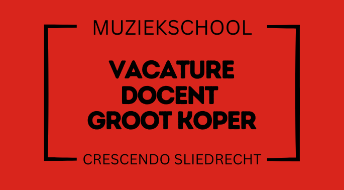 Vacature groot koper 