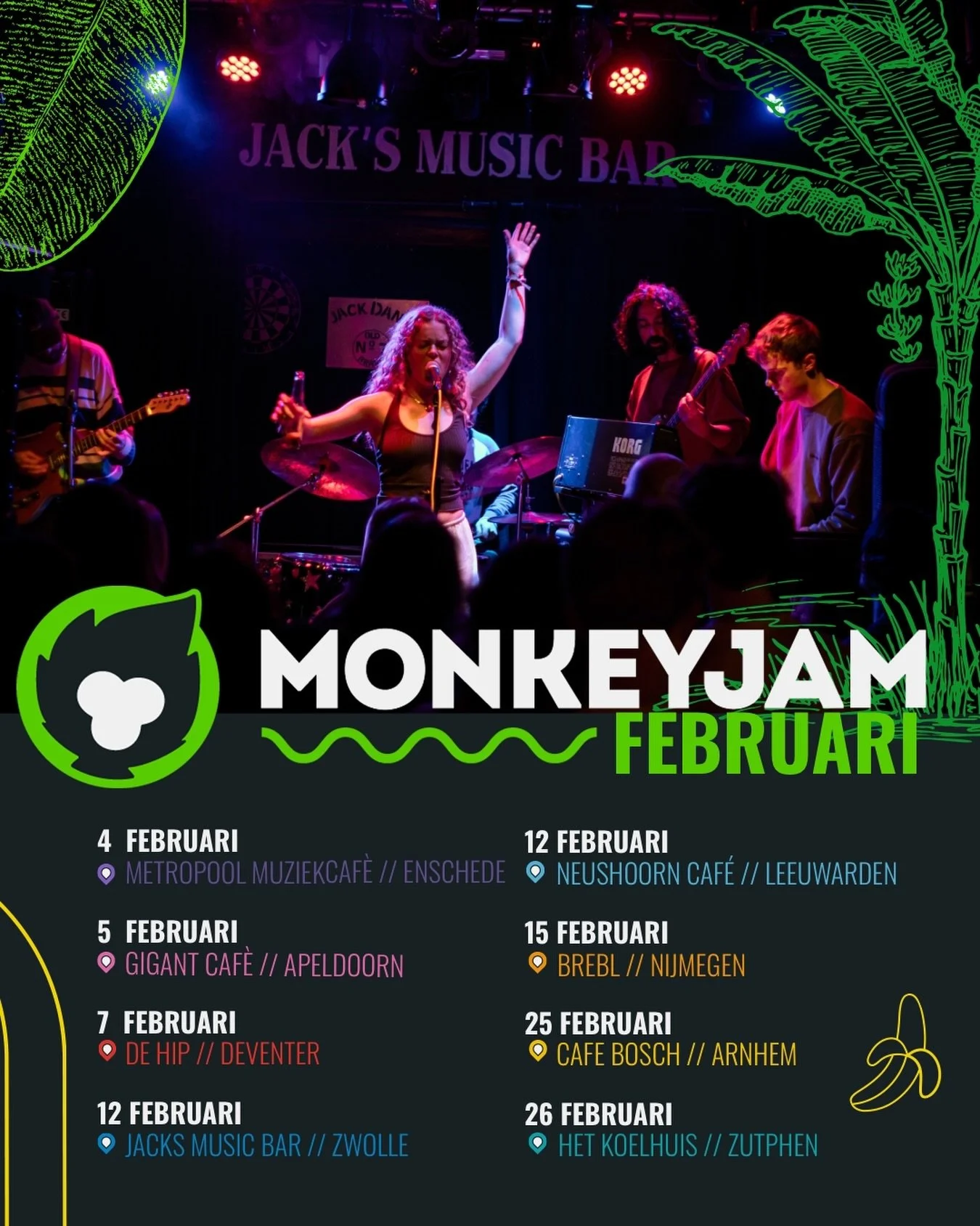 MonkeyJam February ⛅️
🙈We zijn eerlijk: deze post komt net iets te laat.
Maar beter laat dan nooit, zeker als het om MonkeyJam gaat.

Februari is misschien wat kaal na alle feestdagen, maar dat maakt het juist de perfecte maand om weer samen te kome