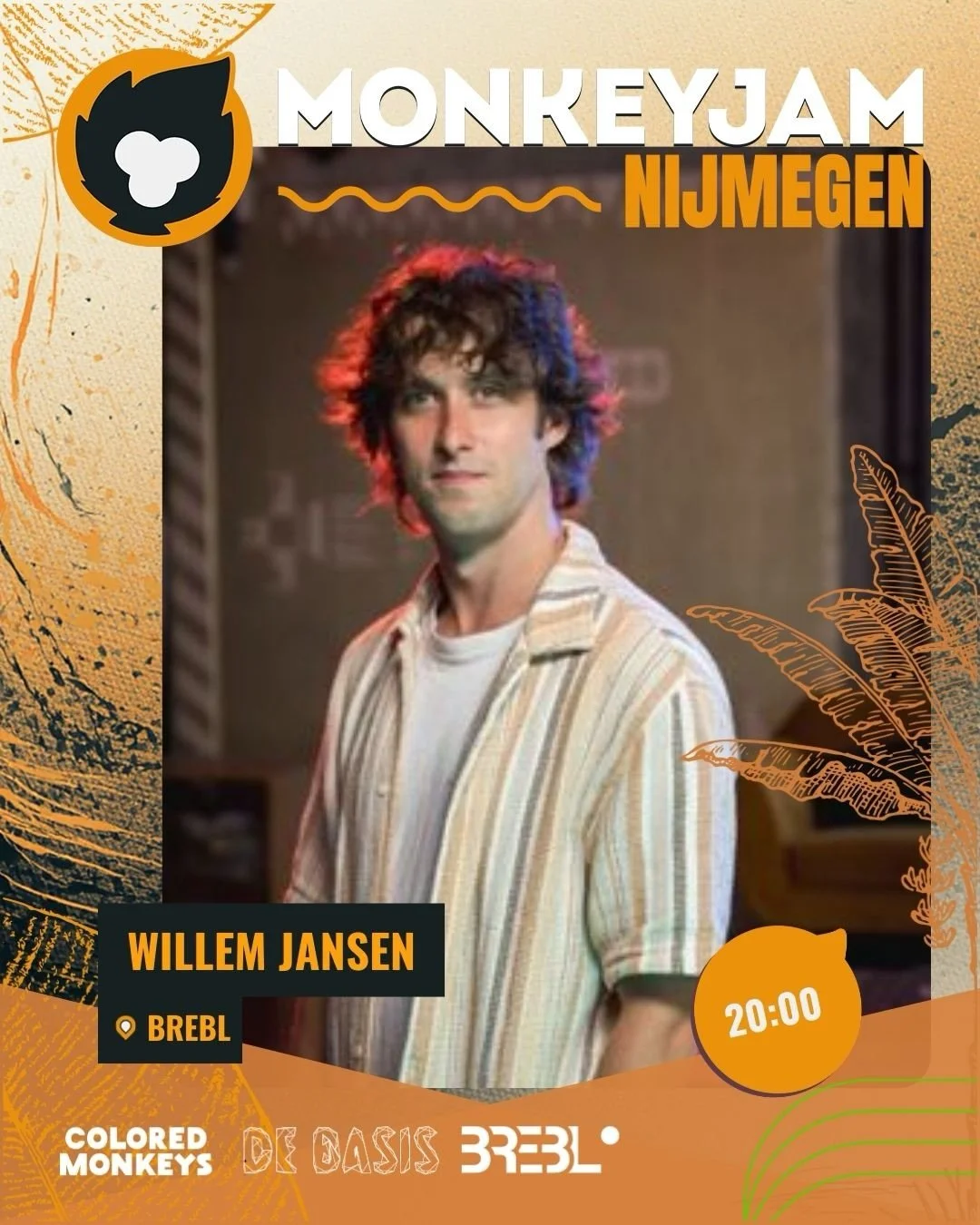 🎶🐵Huisband MonkeyJam Nijmegen - 15 Maart🎶

Morgen is het zover en gaan we knallen in Nijmegen! Vandaag stellen we alvast de huisband aan jullie voor:
 🎹 Willem Jansen @willemjansen96 
🥁 Mira Burgers @miradrumt  🎸 Norman Samuels @nosamlowtonemus