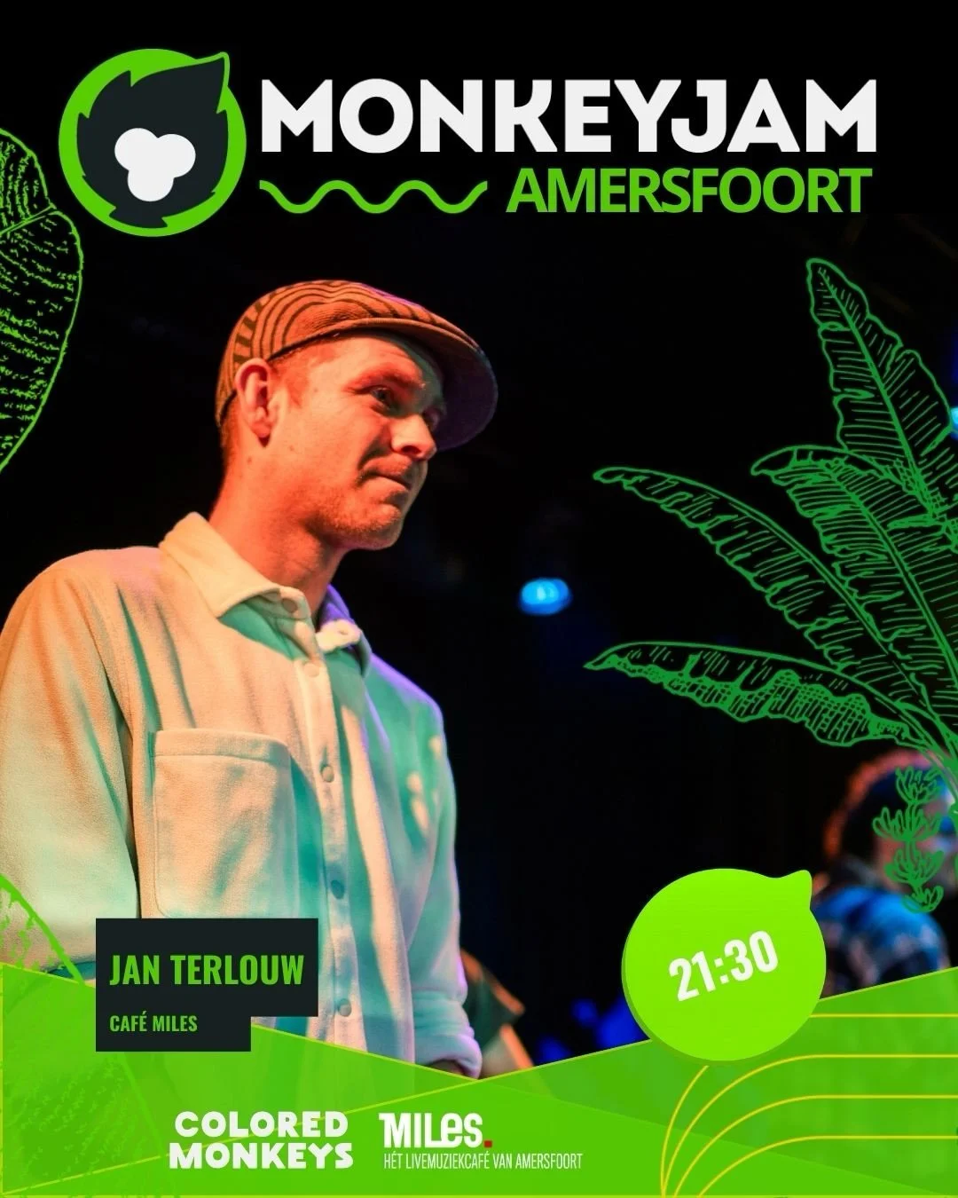 🎶🐵Huisband MonkeyJam Amersfoort - 19 Maart🎶

Donderdag gaan we voor de 2e keer Amersfoort veroveren. De vorige keer was al geweldig dus we hopen dat deze avond weer een magische wordt. 
Vandaag zetten we alvast de geweldige huisband in het licht:
