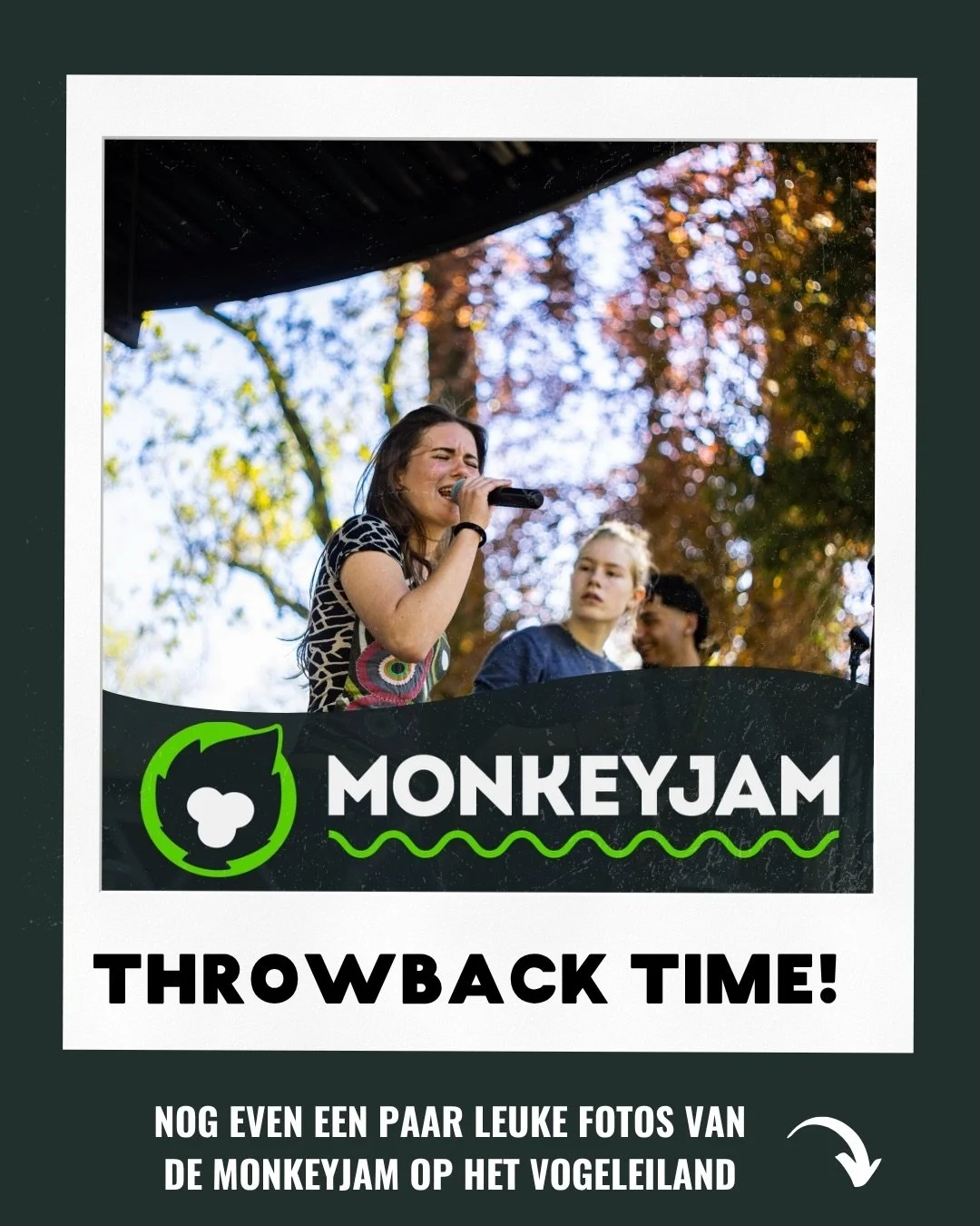 Throwback post

Het is alweer een tijdje geleden, maar we blikken terug op een geweldige opening van het muziekseizoen op het Vogeleiland. De jam was een drukke, zonnige dag vol muziek, jonge talenten en een levendig park! 🎺🎸

Was jij erbij en herk