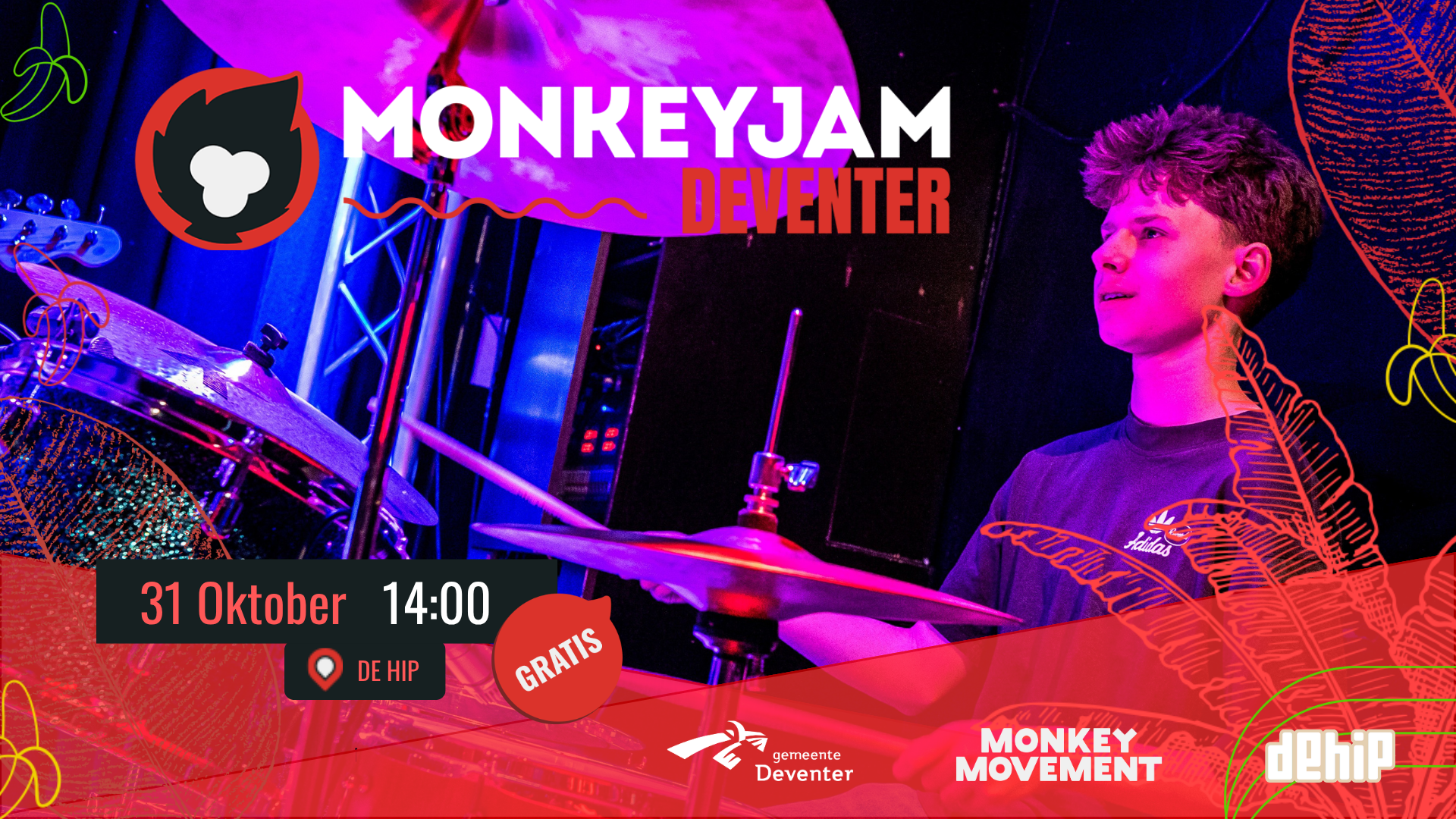 MonkeyJam Deventer - 31 oktober