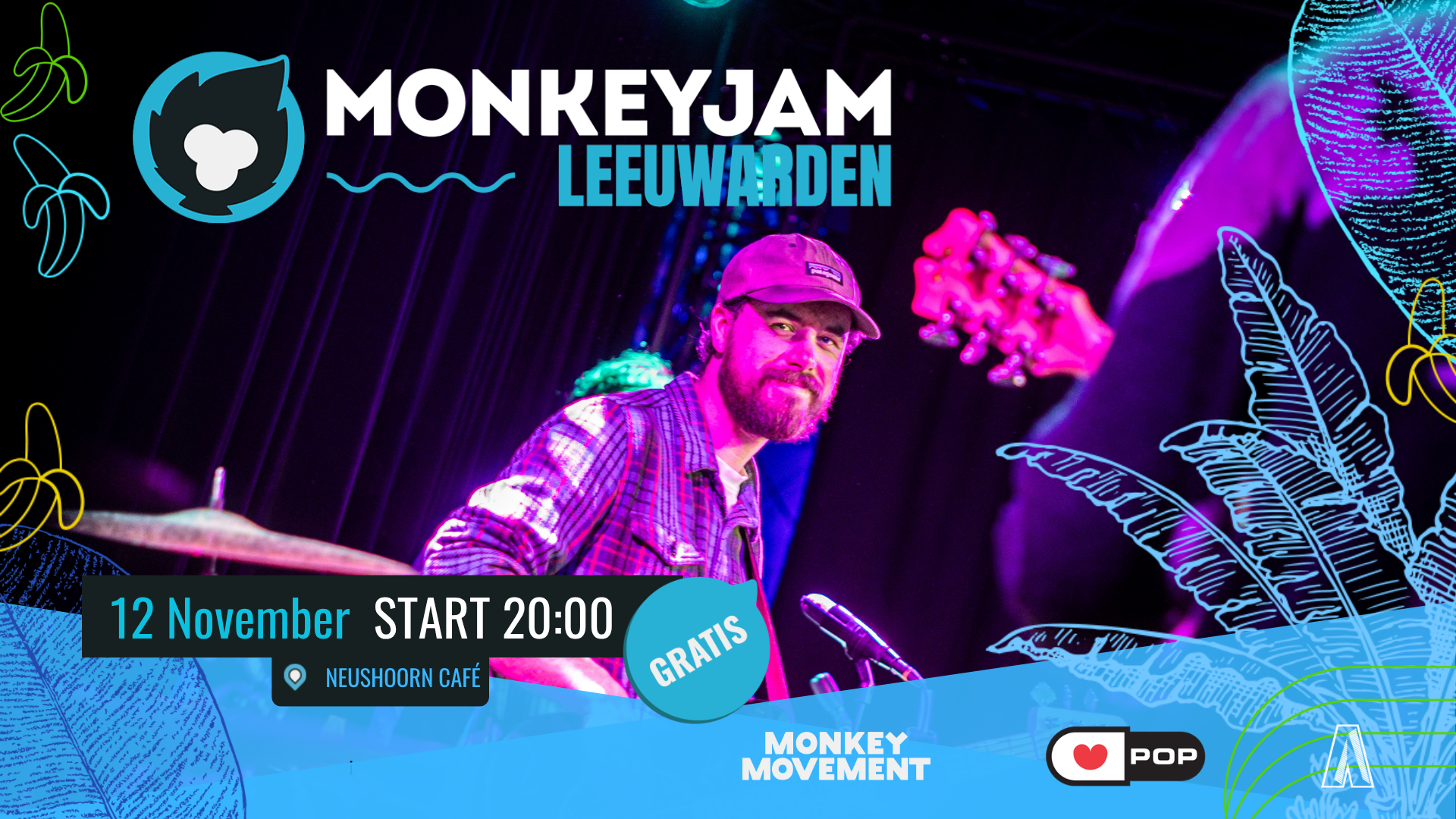 MonkeyJam Leeuwarden - 12 november