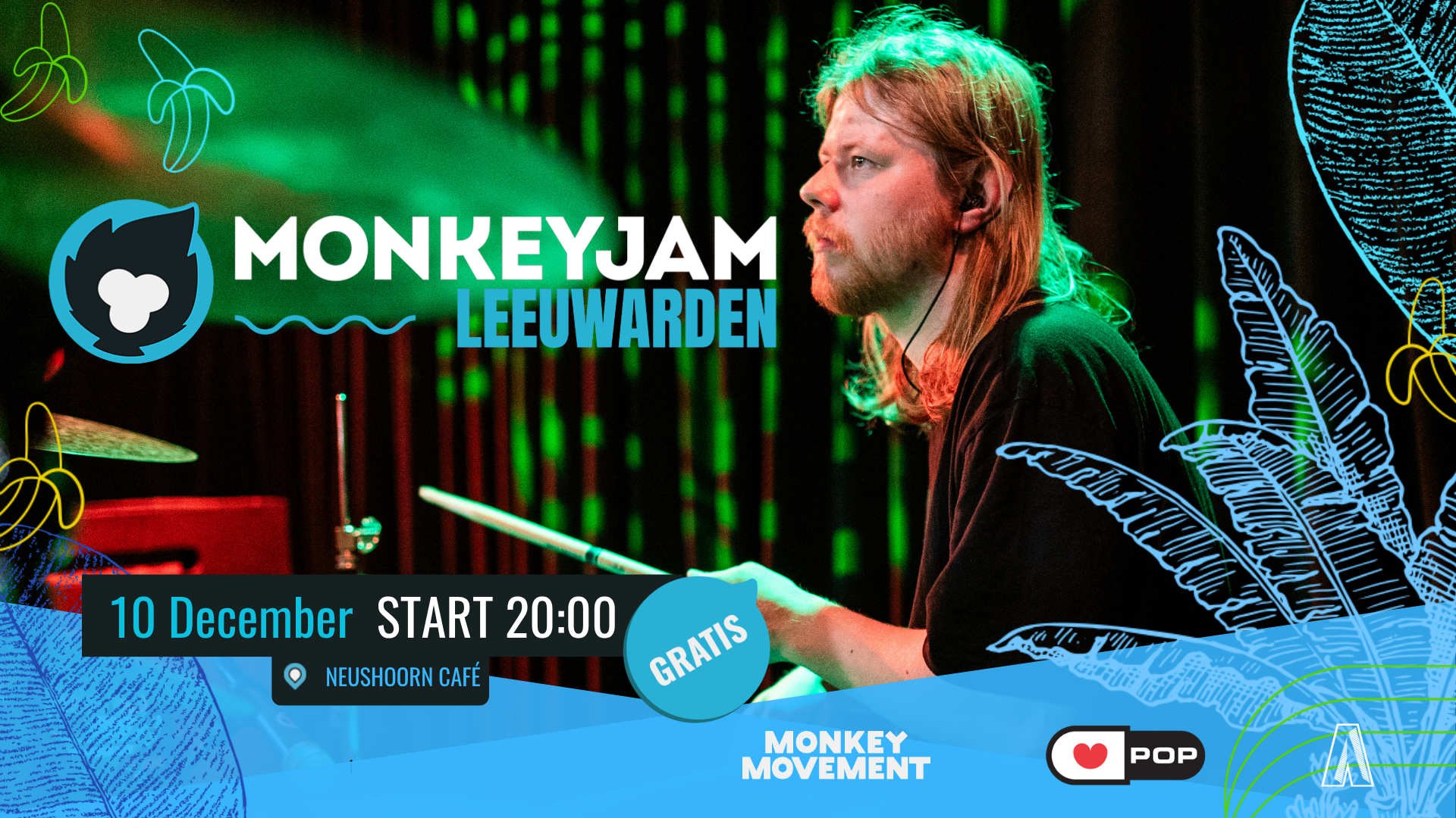 MonkeyJam Leeuwarden - 10 december