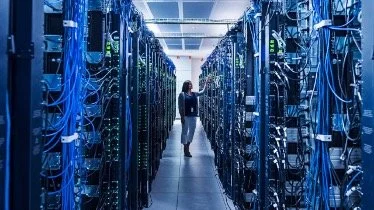 Inside a modern data center