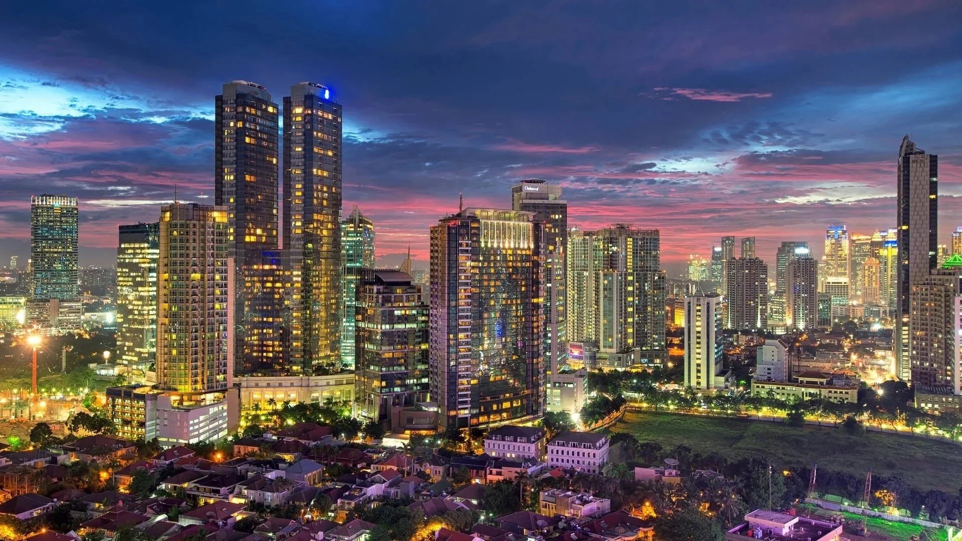 Jakarta skyline, Indonesia