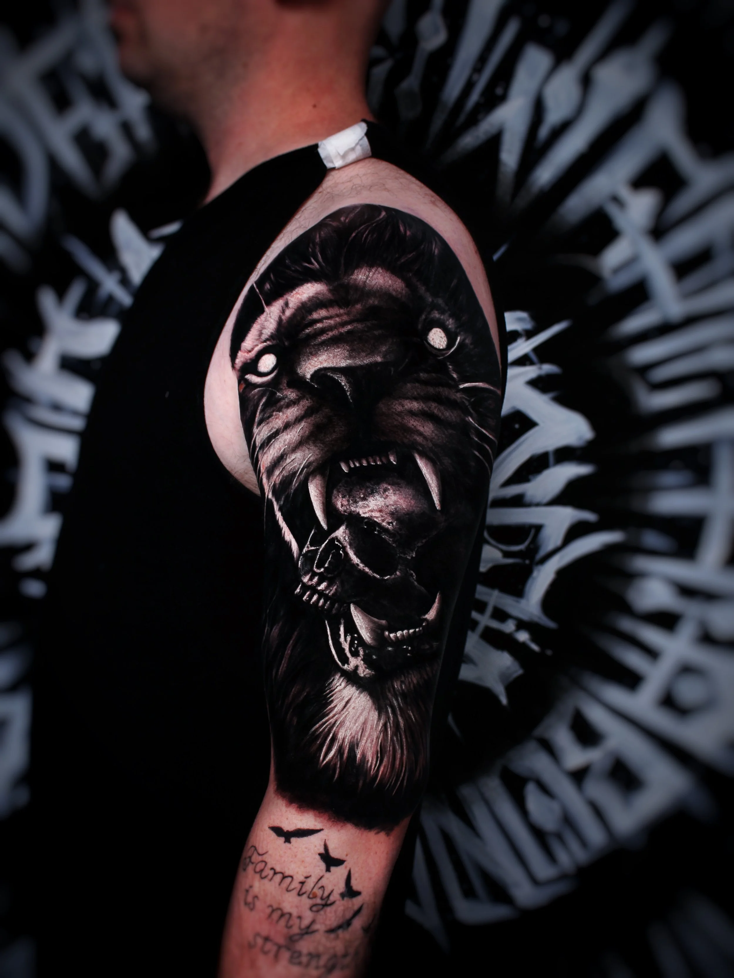 Großflächiges Realismus Tattoo in Köln