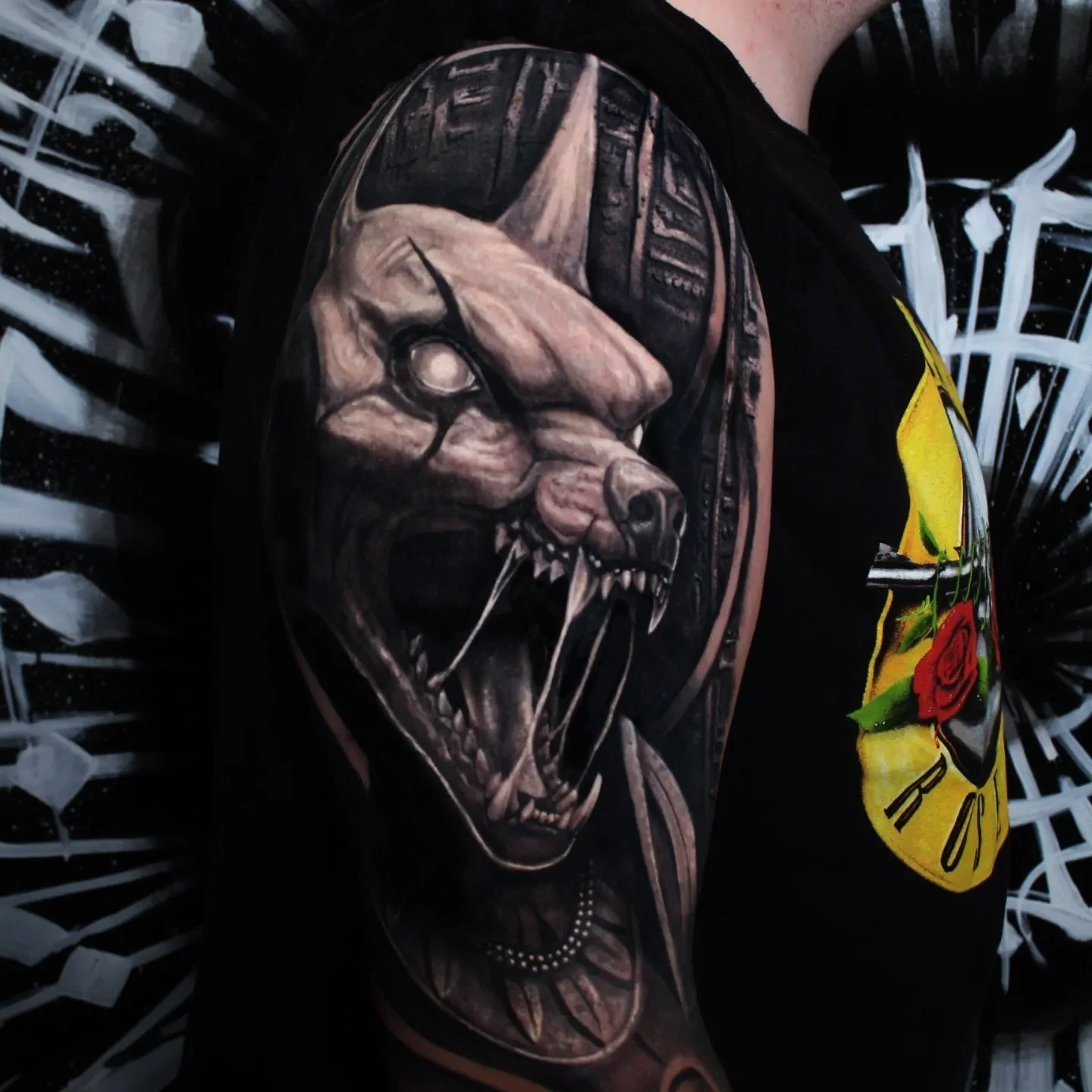 Black and Grey Tattoo in Köln von Yordanov Arts
