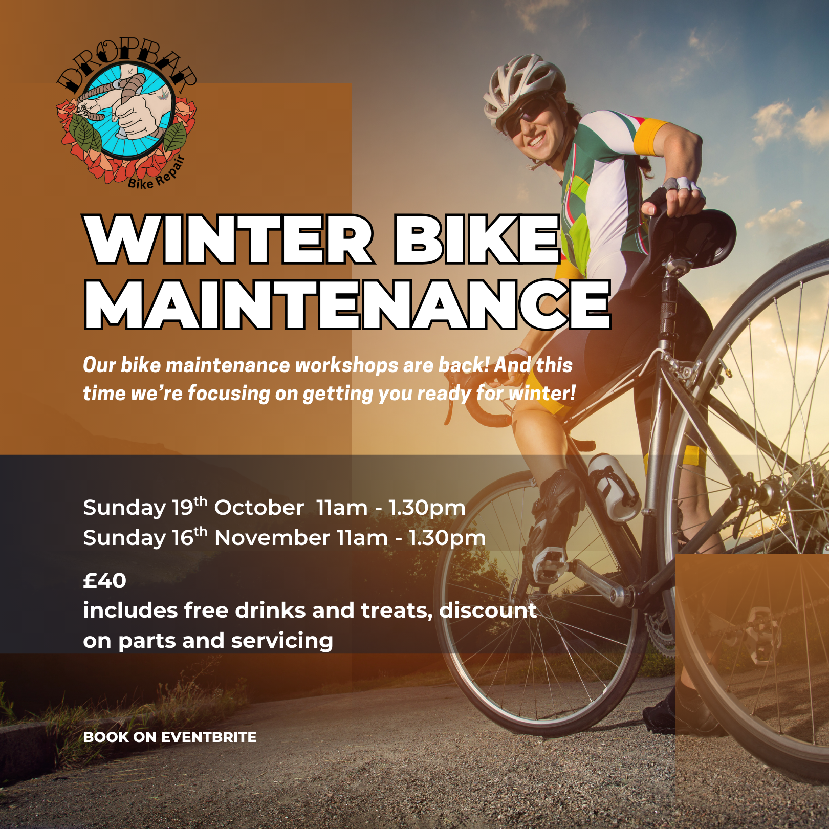 Winter bike maintenance workshops