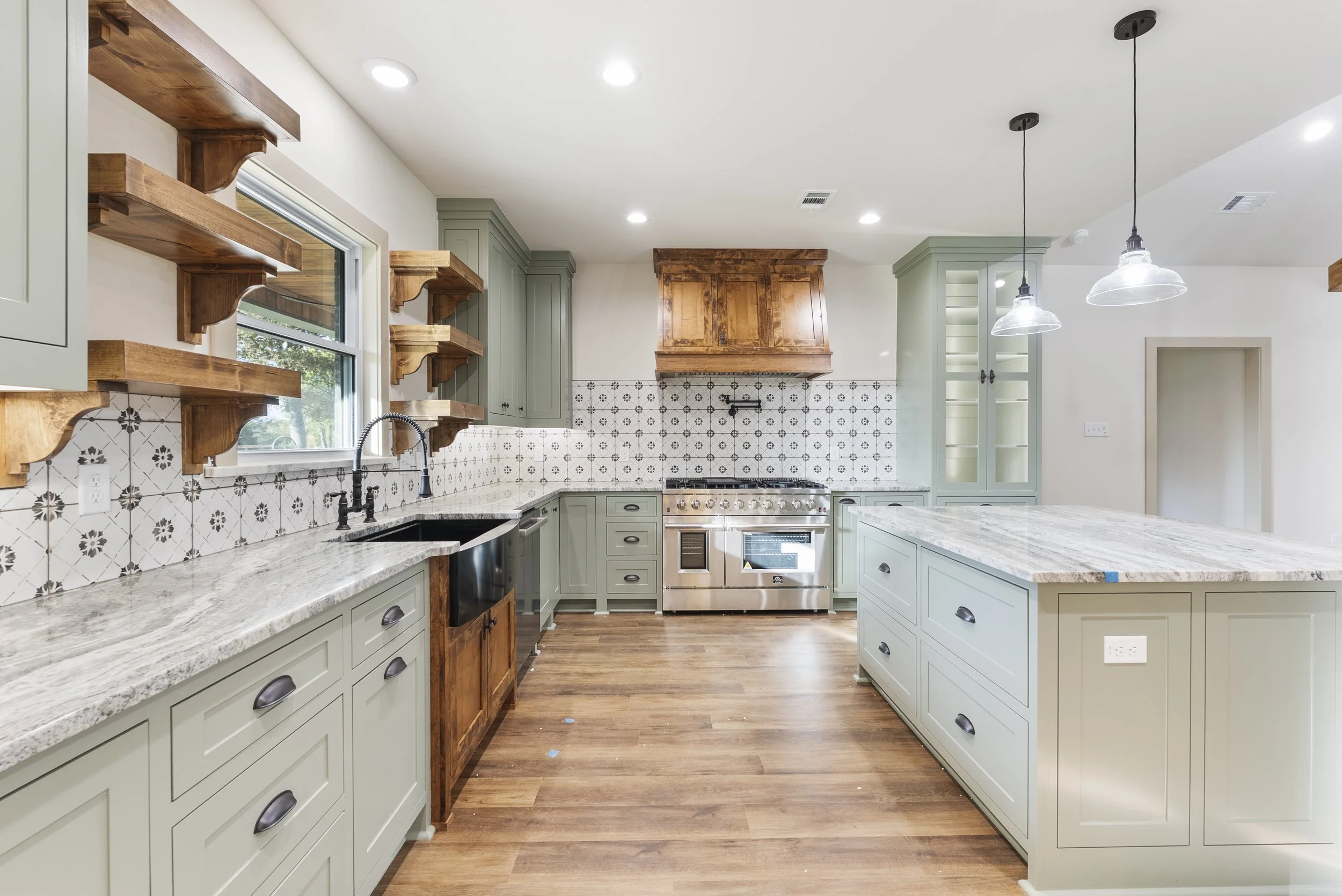 Farmhouse kitchen available to build in Cabot, Arkansas.