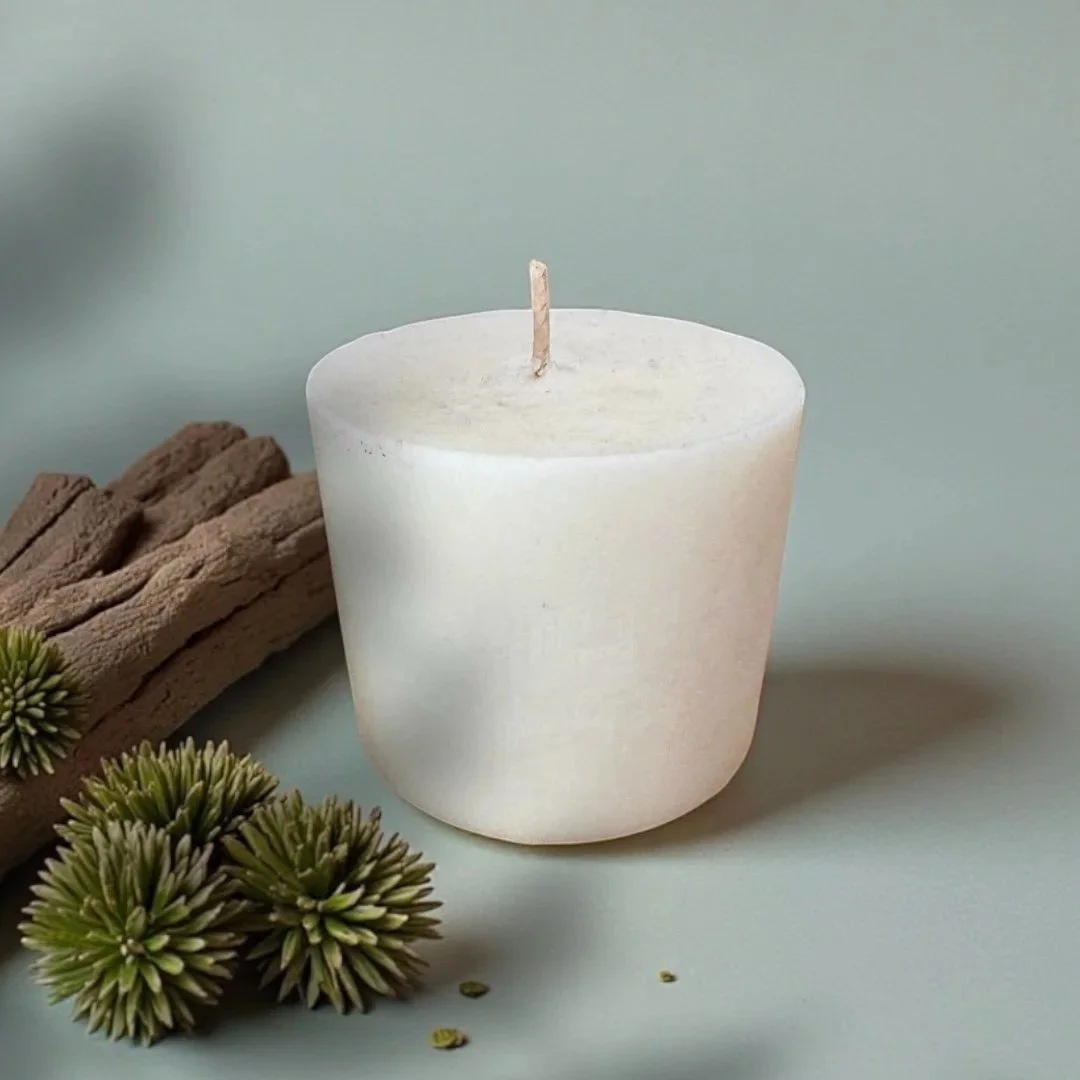 Refillable candle wax refill