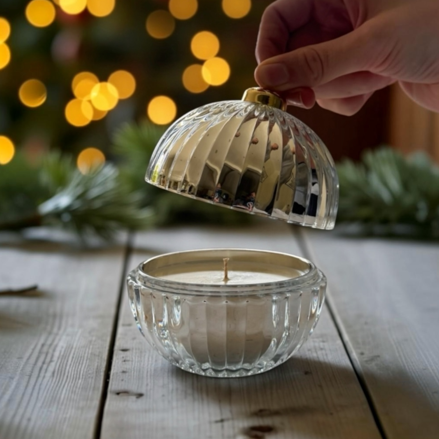 Christmas Bauble Candle