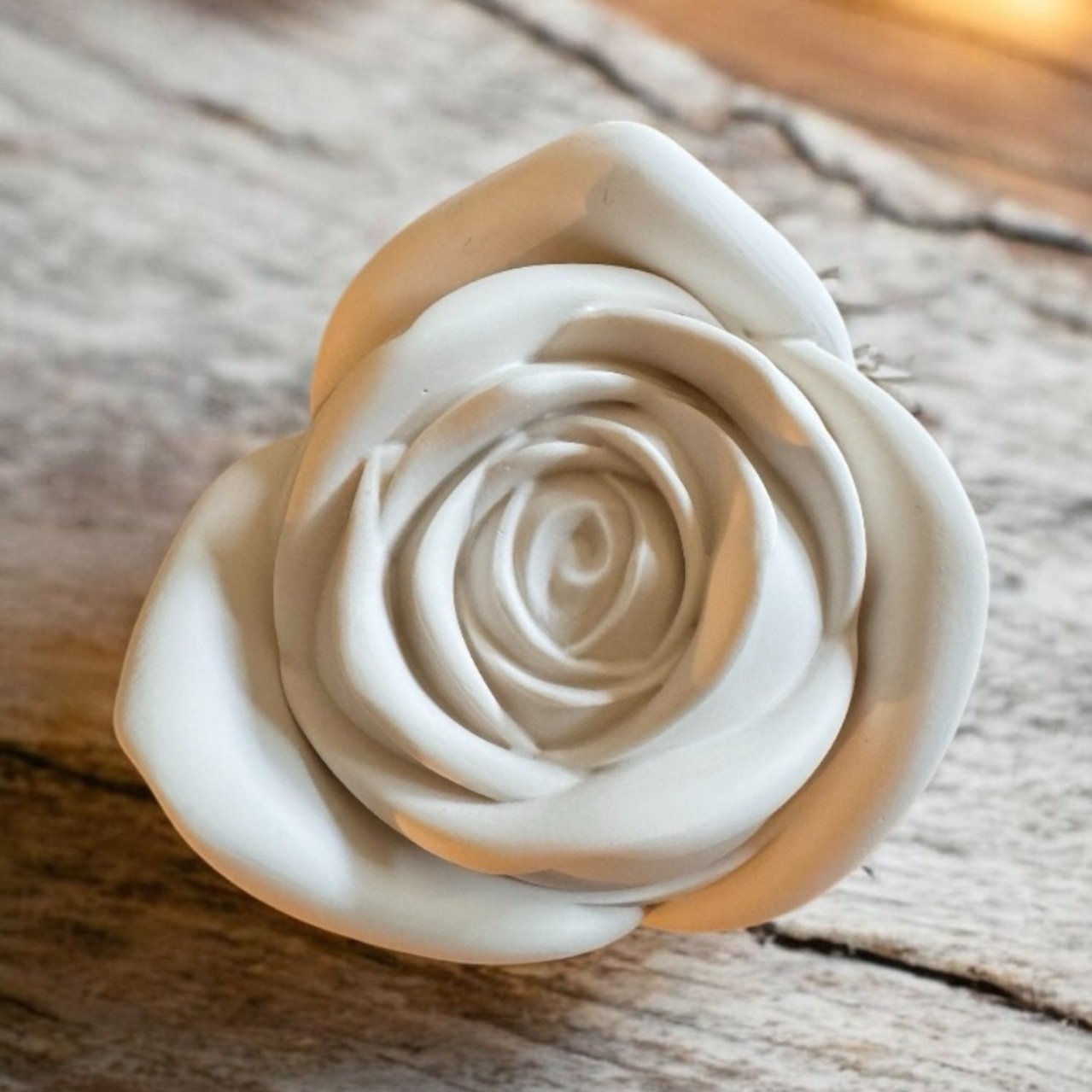 Handmade Rose Candle