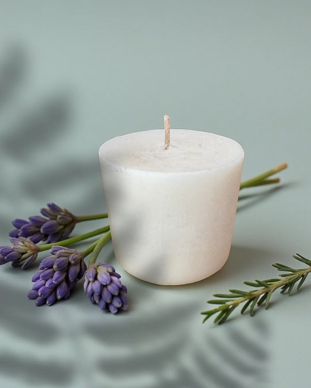 Refillable candle wax refill