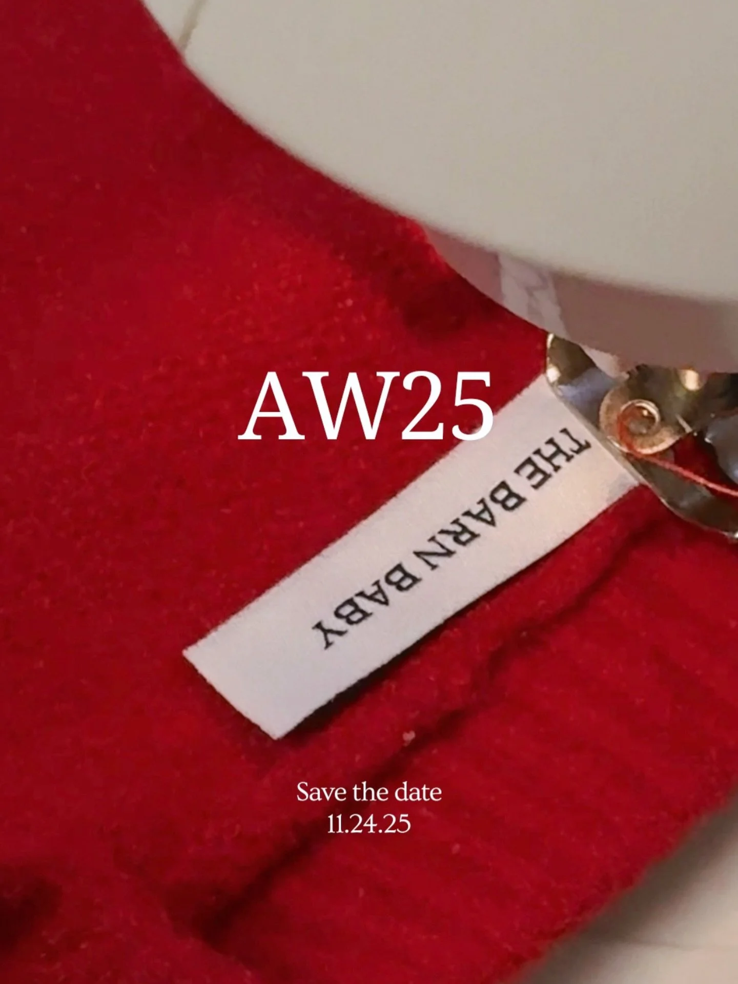 Cozy layers and little moments made for fall/winter. AW25 is here to wrap your little one in all the warm &amp; charm. 11.24.25 🤎❤️