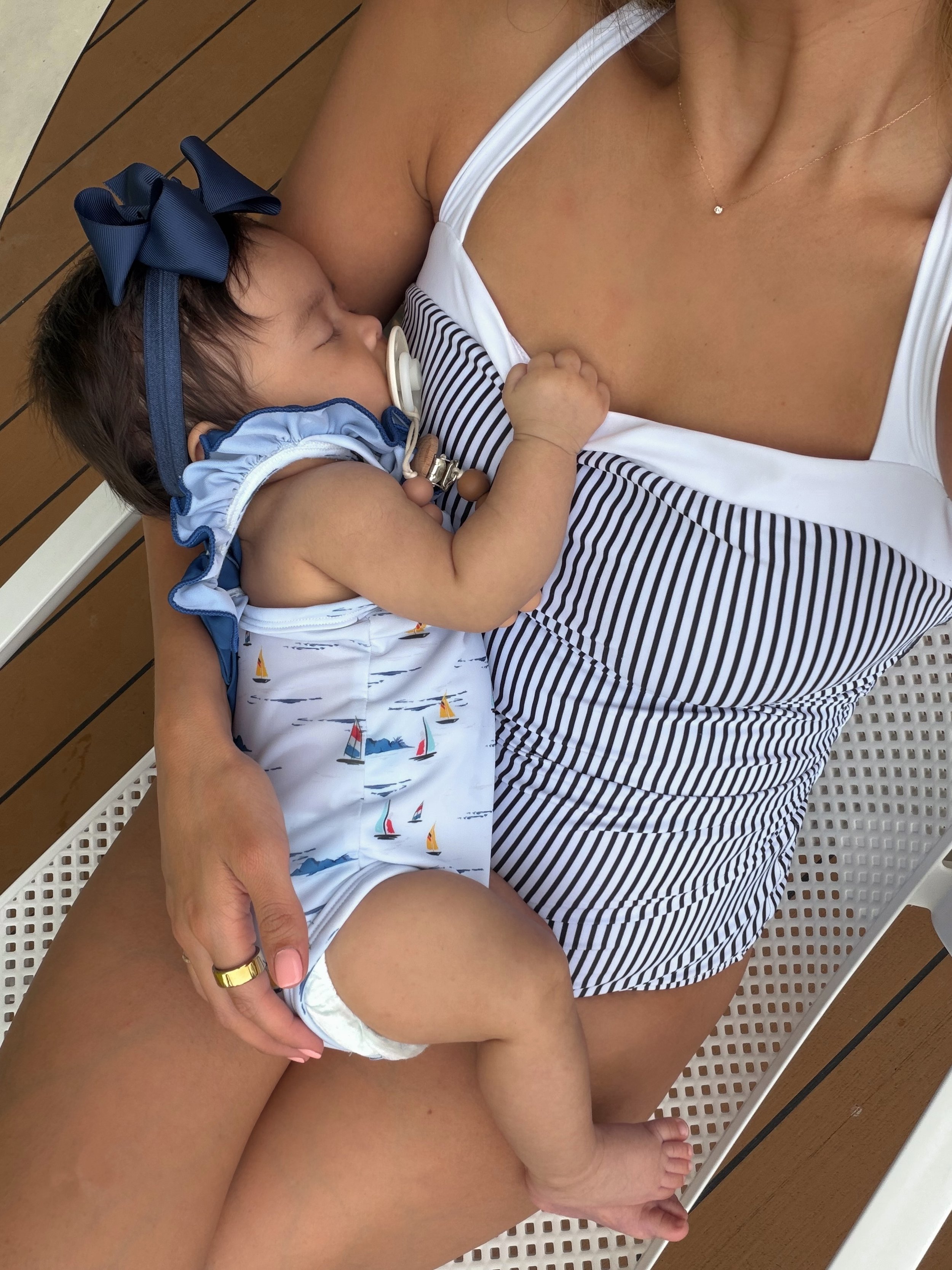 From poolside/beach naps to first splashes, our baby swimwear is made to keep up with every summer moment ☀️🌊