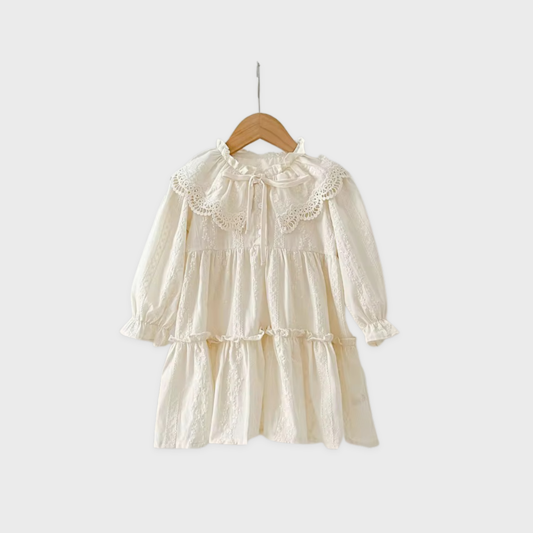 The Lapel Lace Dress