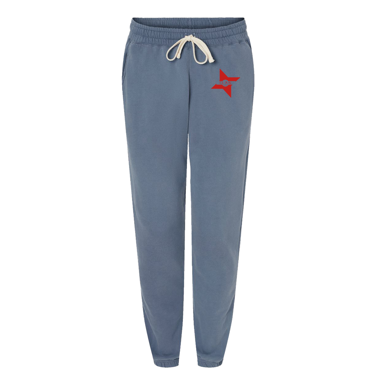 Blue Sweatpants Red shiruken Front.png