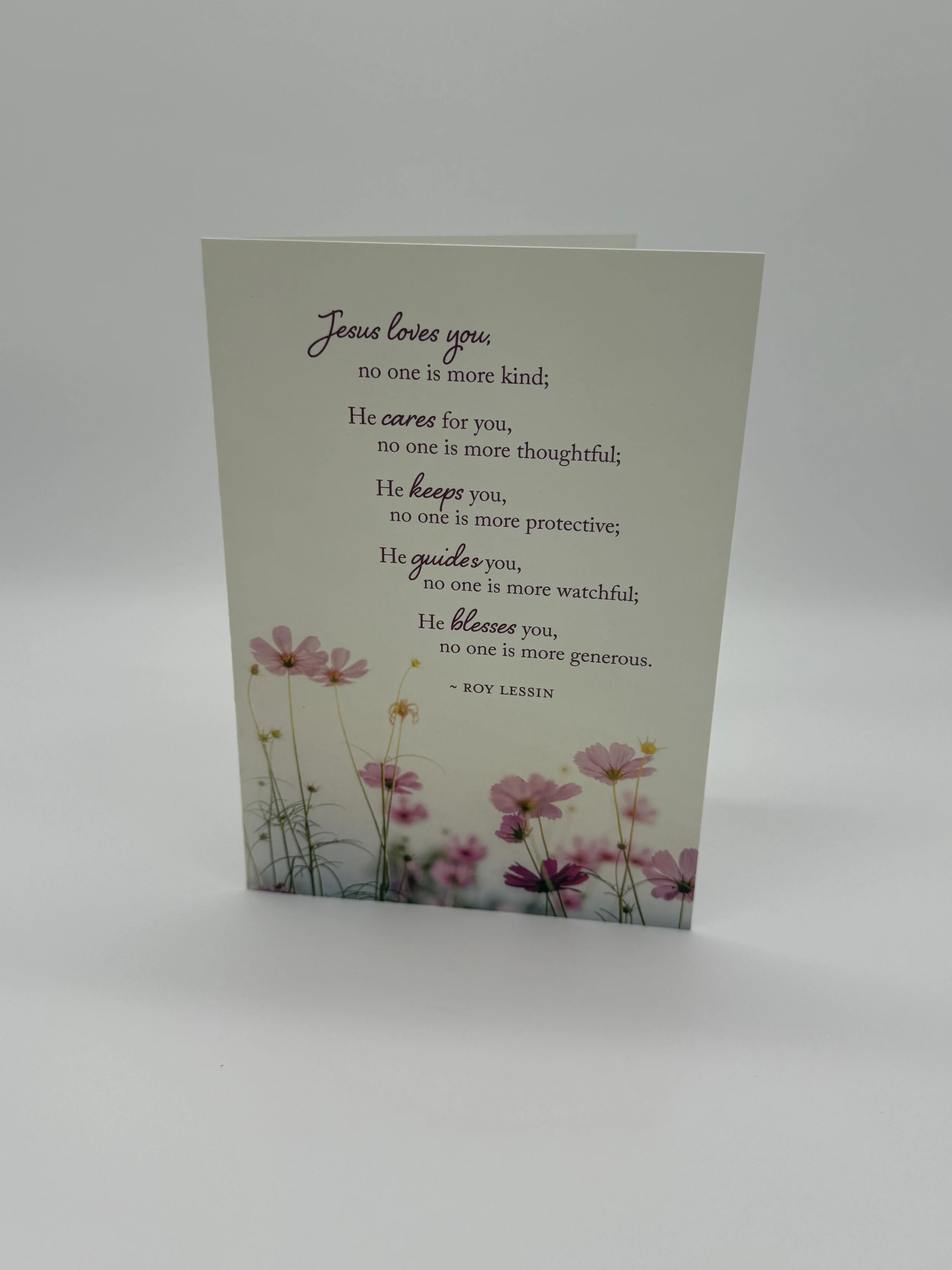 “Jesus Loves You, No One is More Kind"  Everyday Card Packs (5-Pack)