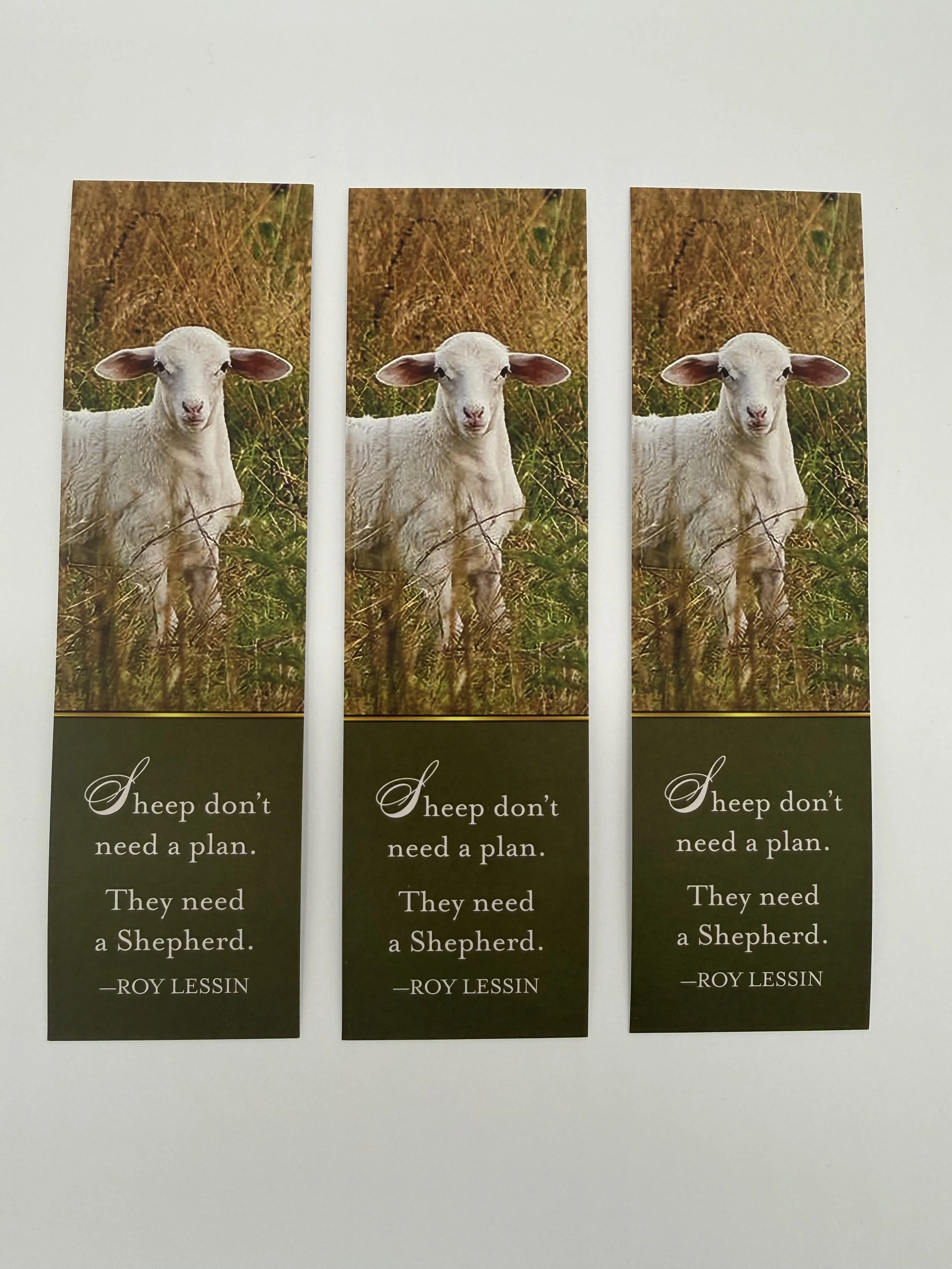 Bookmarks - “Sheep Don't Need a Plan" 3 Pack