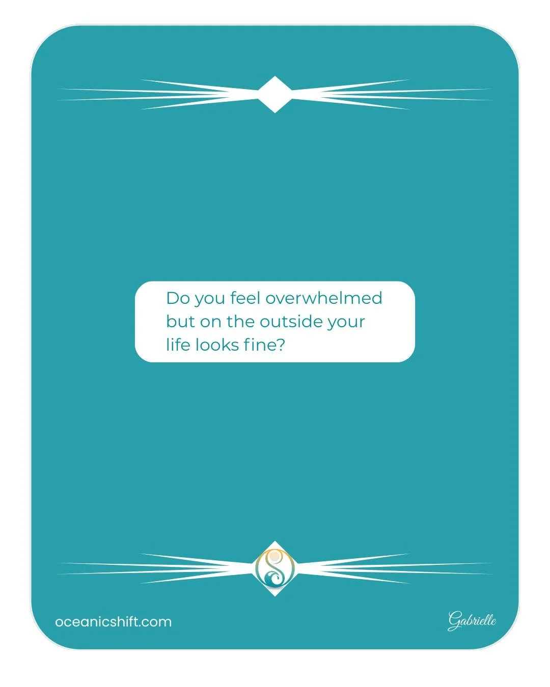 When you're living in survival mode there is no room for creativity. Is this how you want to live the rest of your life?