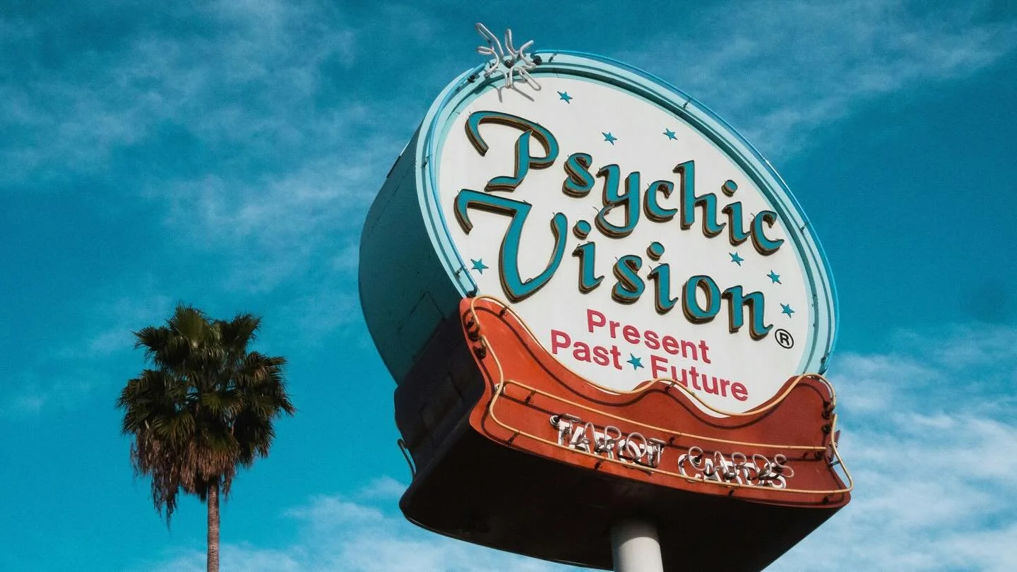 A confession: although I&rsquo;m a huge sucker for vintage signage like this, I would never call myself a psychic! 🔮 While I may be helping you translate what we see in a reading, everything that comes up is a possibility &mdash; something that *cou