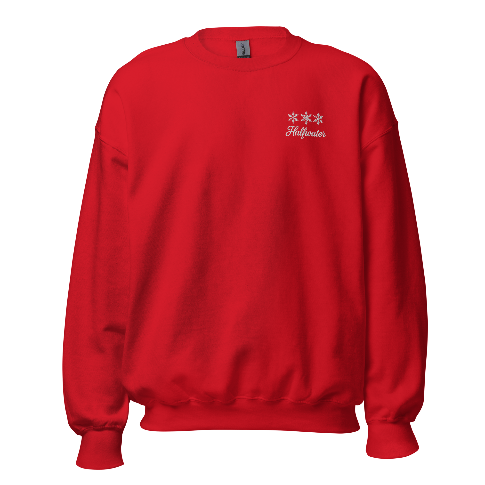 Snowflakes Embroidered Unisex Sweatshirt