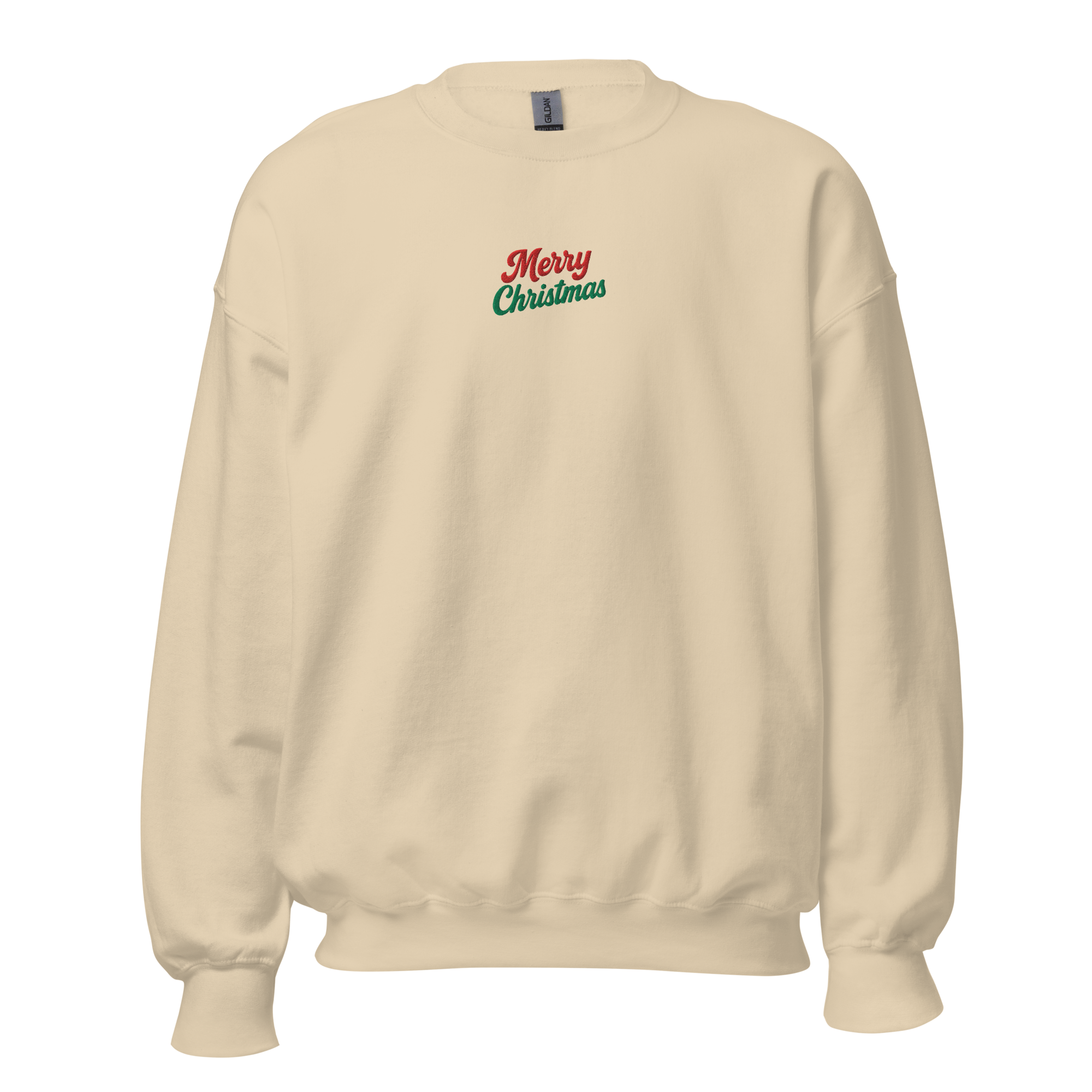Merry Christmas Embroidered Unisex Sweatshirt