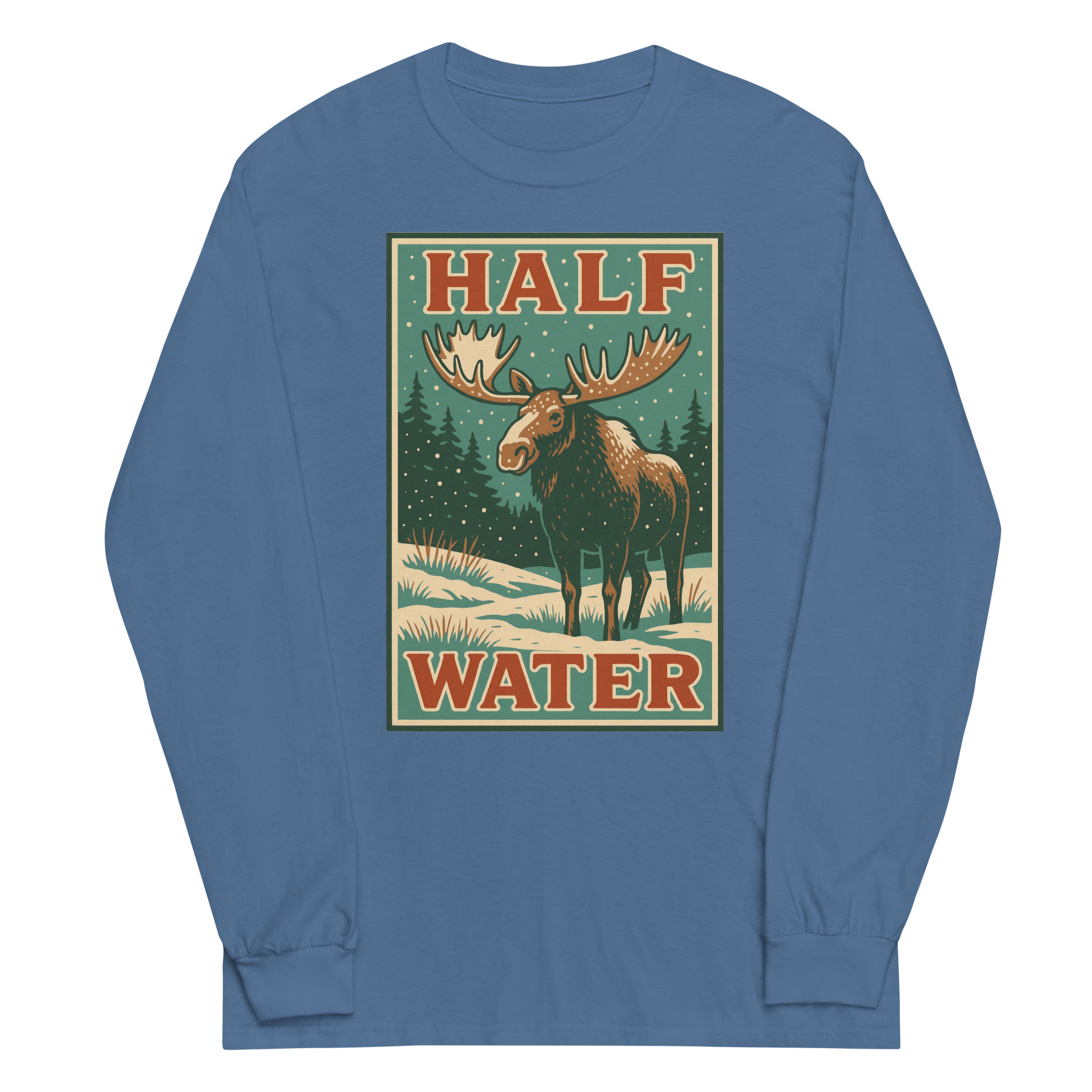 Moose Unisex Long Sleeve Shirt
