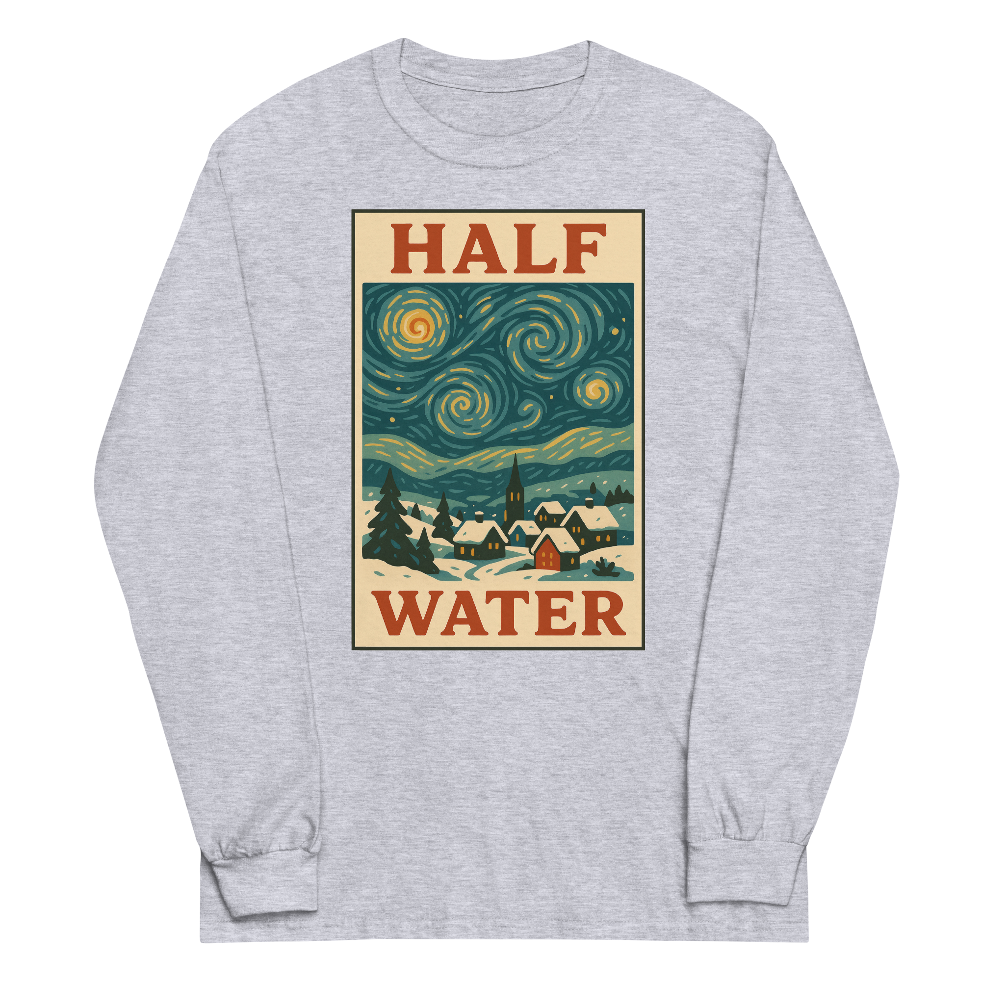 Starry Night Unisex Long Sleeve Shirt