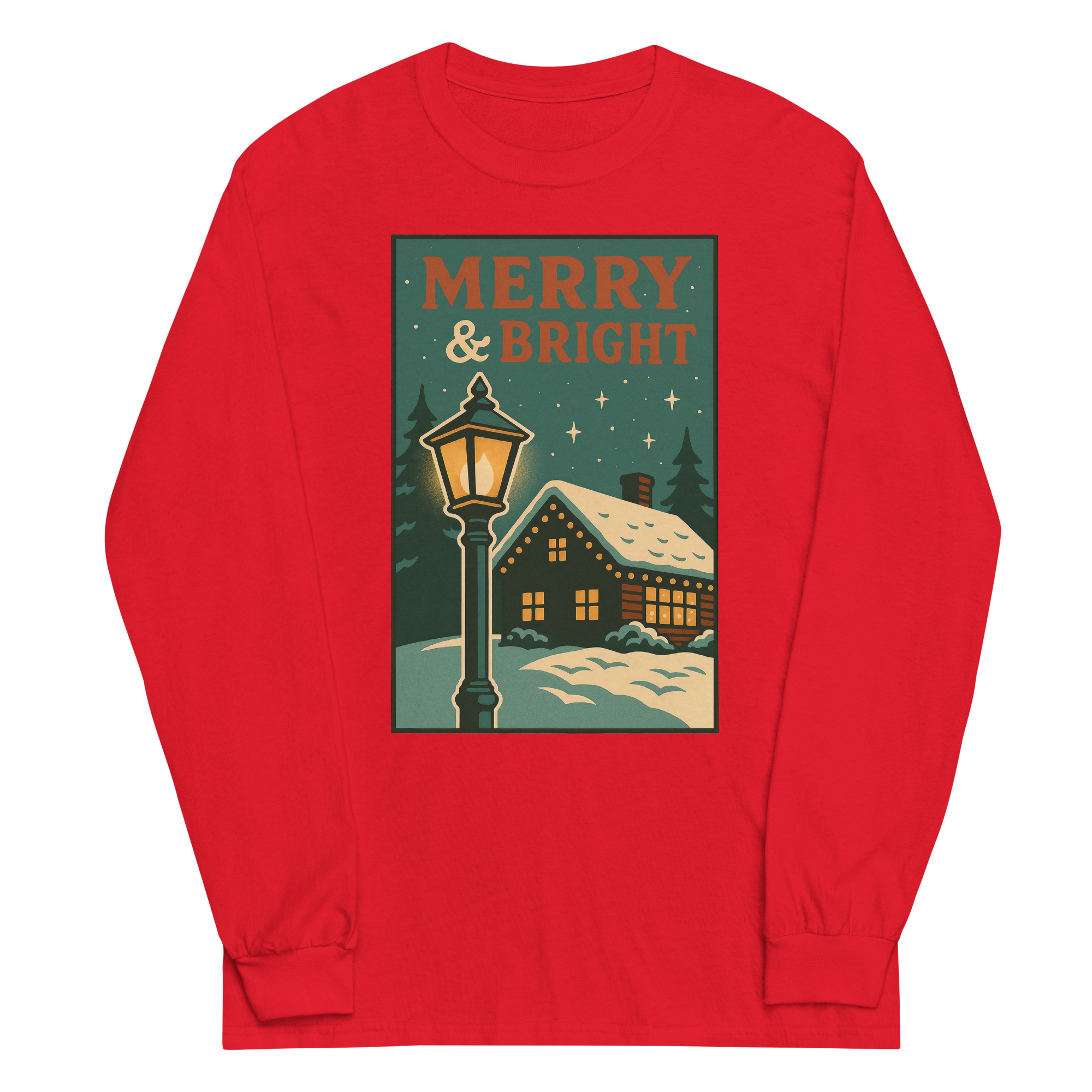 Merry & Bright Unisex Long Sleeve Shirt