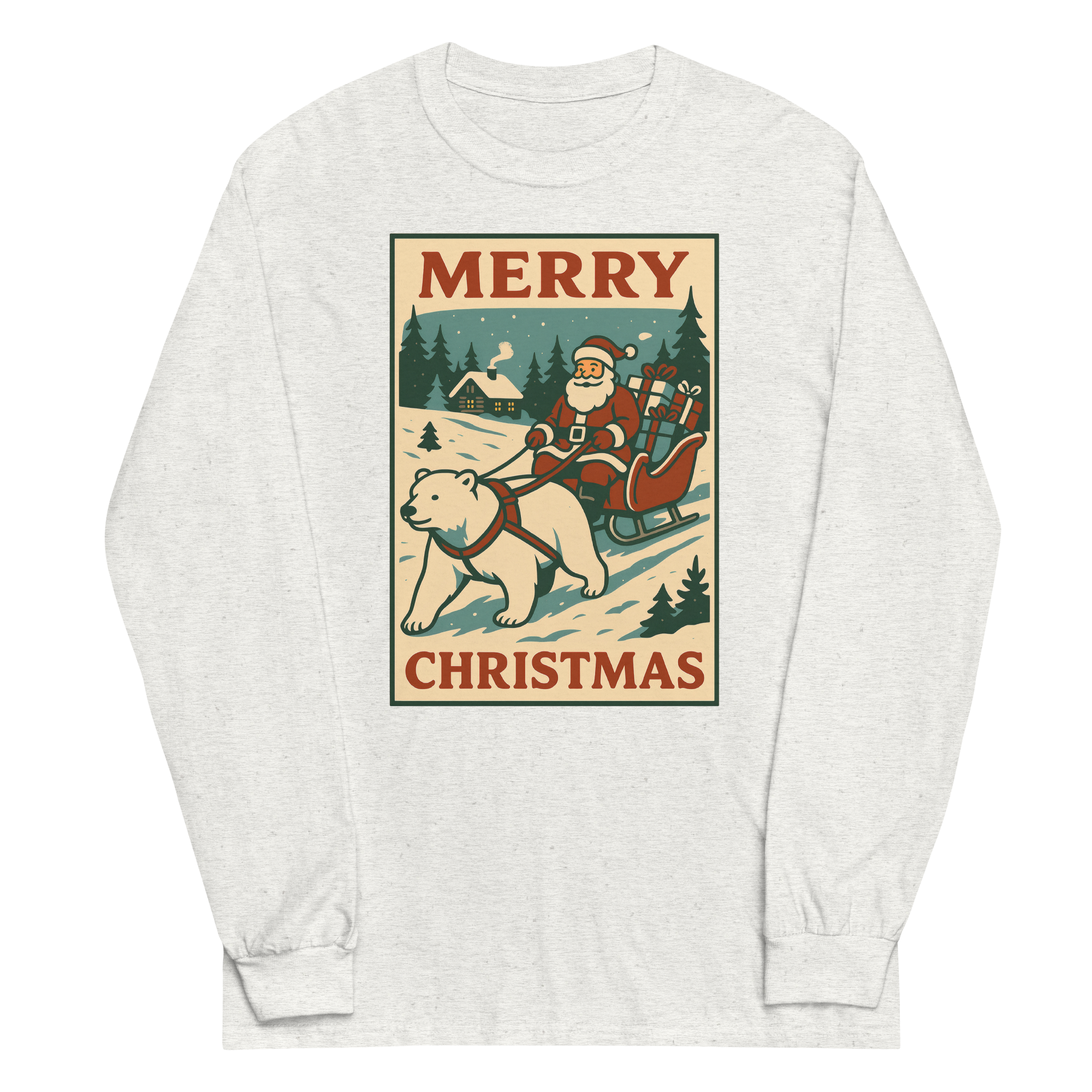 Polar Bear Unisex Long Sleeve Shirt