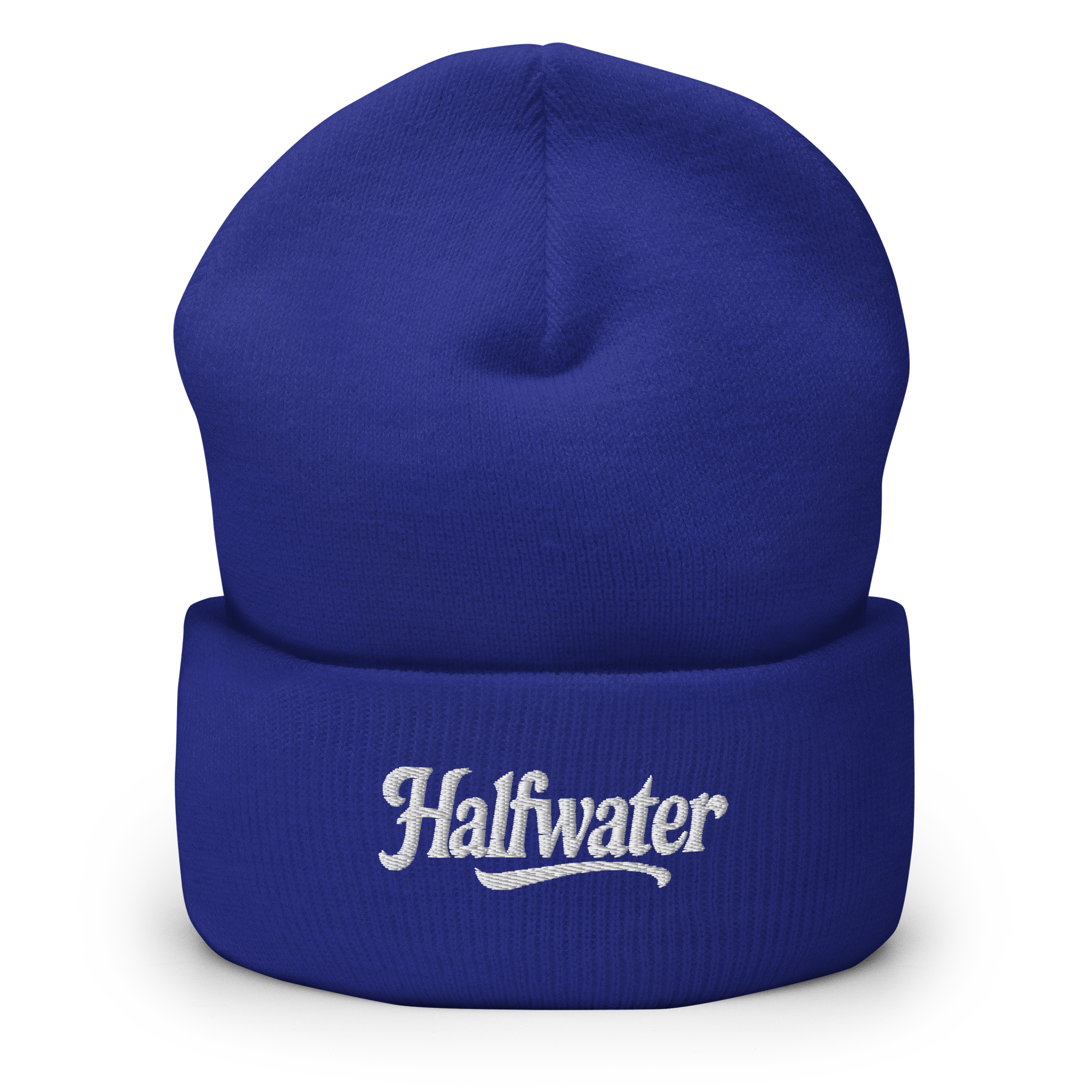 Halfwater Embroidered Cuffed Beanie