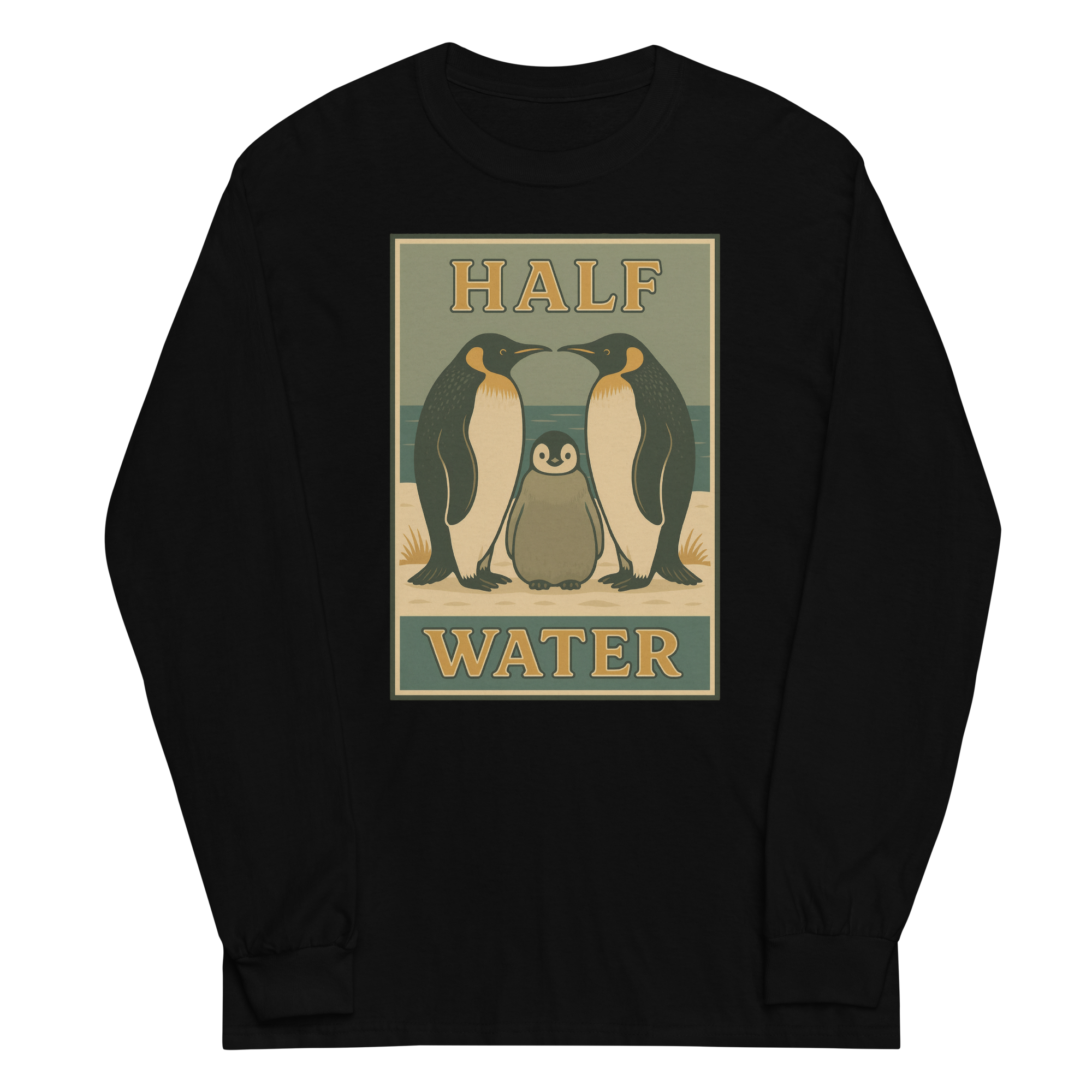 Penguins Unisex Long Sleeve Shirt
