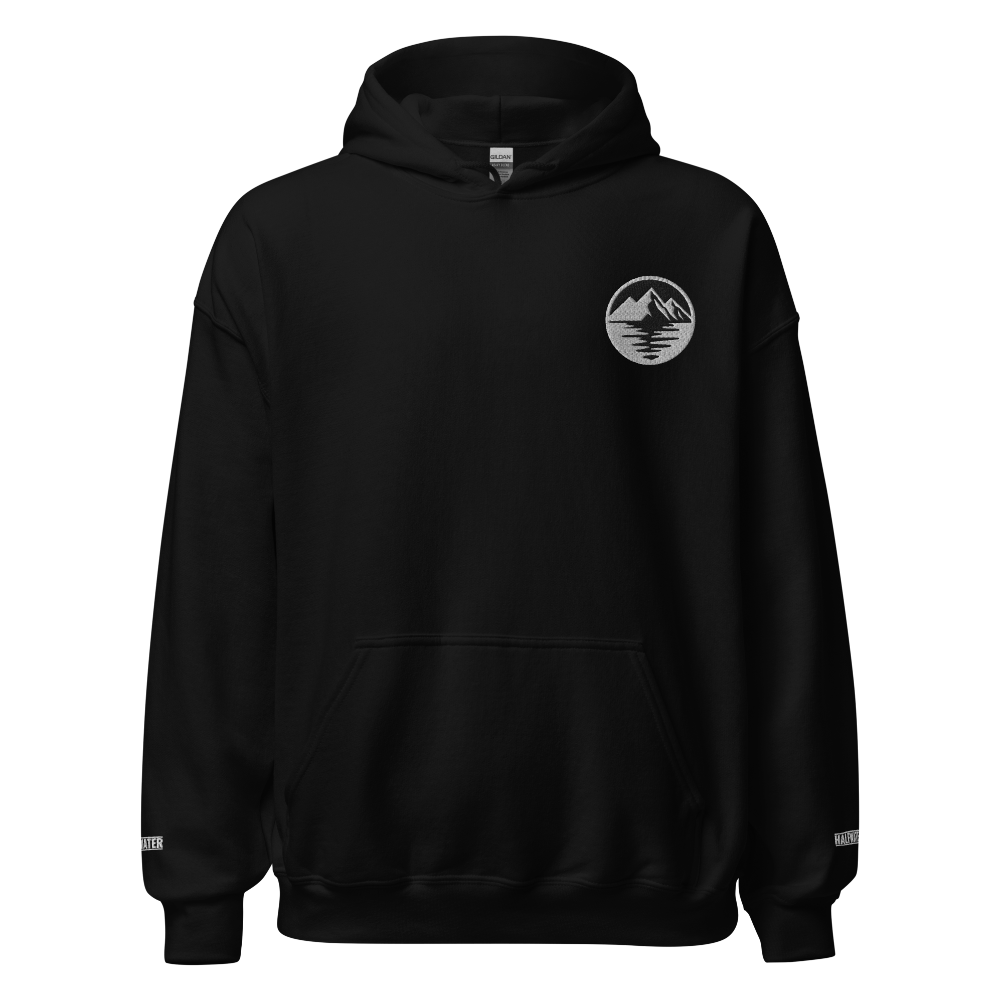 Logo Embroidered Unisex Hoodie (White)