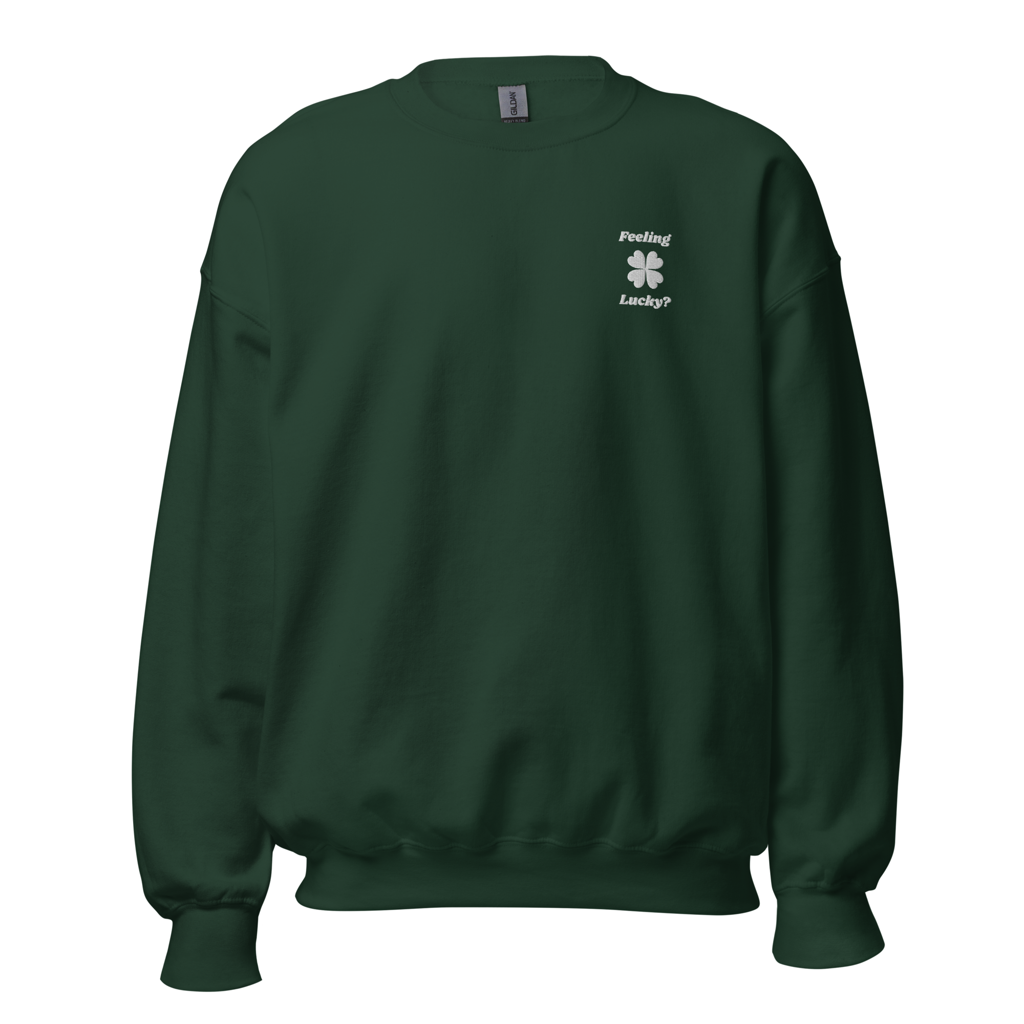 Feeling Lucky Embroidered Unisex Sweatshirt