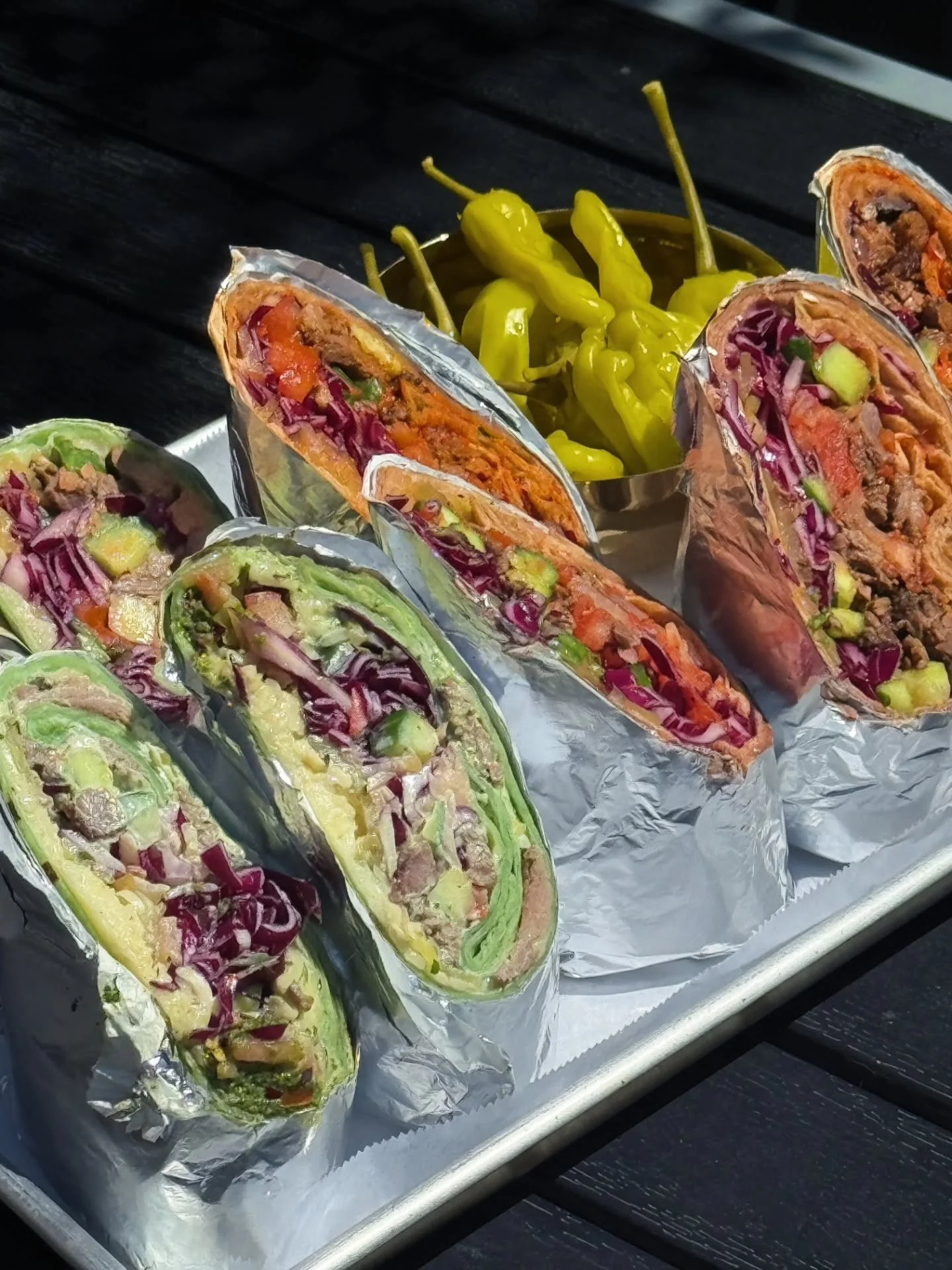 Tortilla meets the Mediterranean!
These tortillas are stuffed with all the Mediterranean goodness we&rsquo;re known for - grilled meats, fresh herbs, and bold sauces. You&rsquo;re gonna love it!

TheGrillStories MediterraneanRestaurant San Fernando B