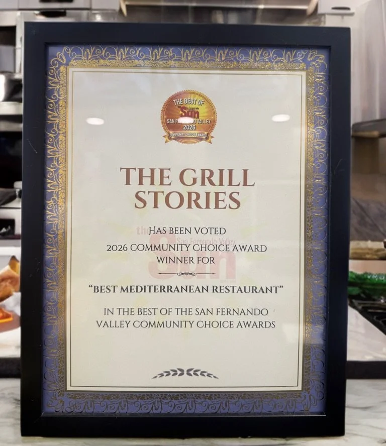 Thank you to our community for the love and support 🤍
Honored to be named Best of the San Fernando Valley 2026🙌
The Grill Stories is proud to be part of this community and even prouder to be chosen by you 🤍