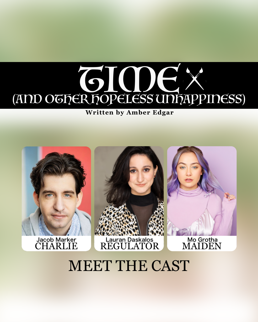 Rotation Theatre Company Produces "Time and other hopeless unhappiness" - an original play for RTC's annual Comedy Playwright Festival