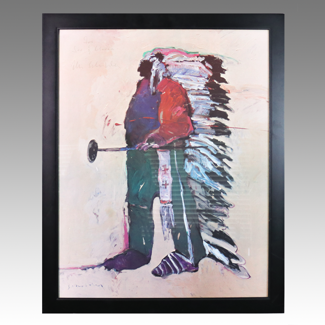 Fritz Scholder vintage poster