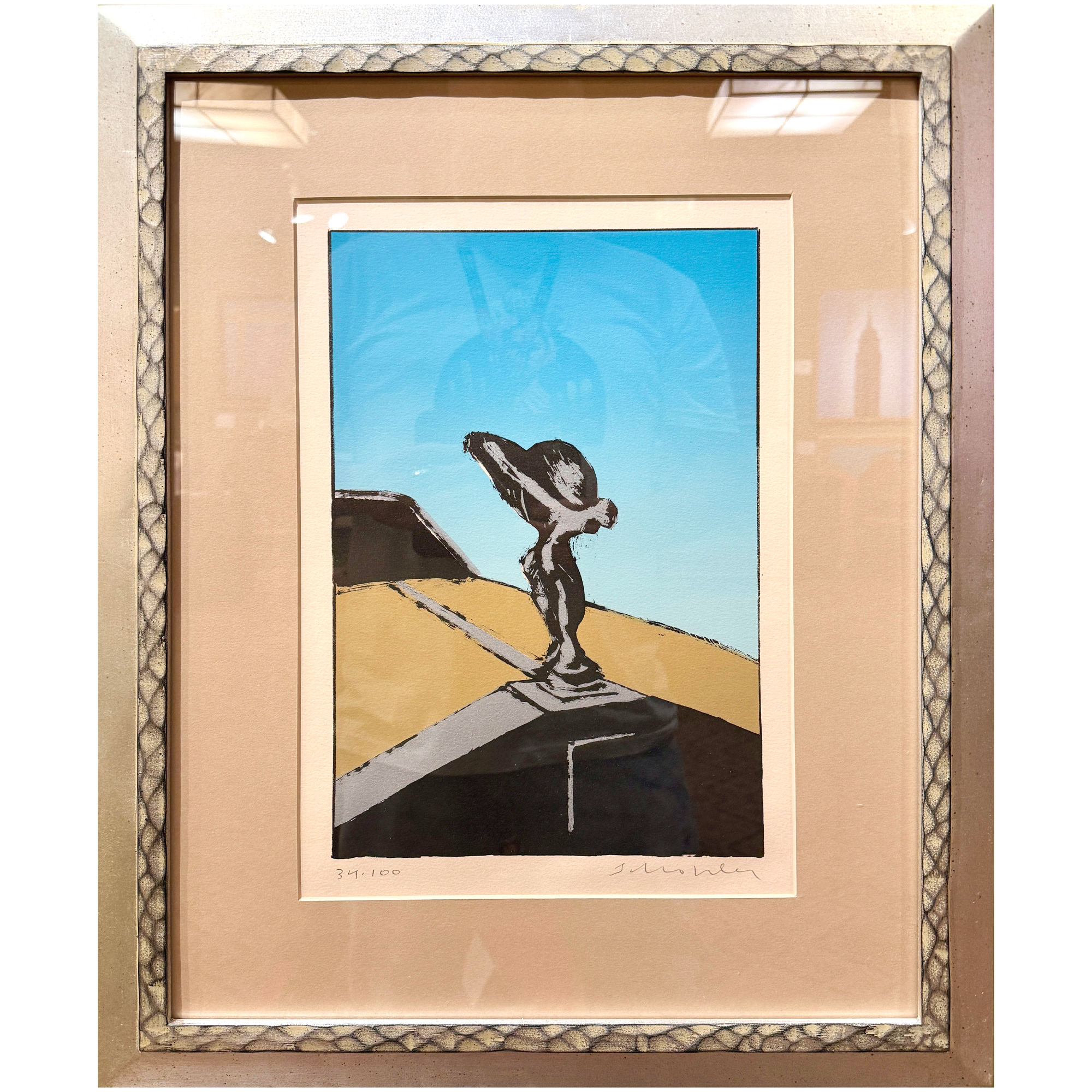 Fritz Scholder lithograph