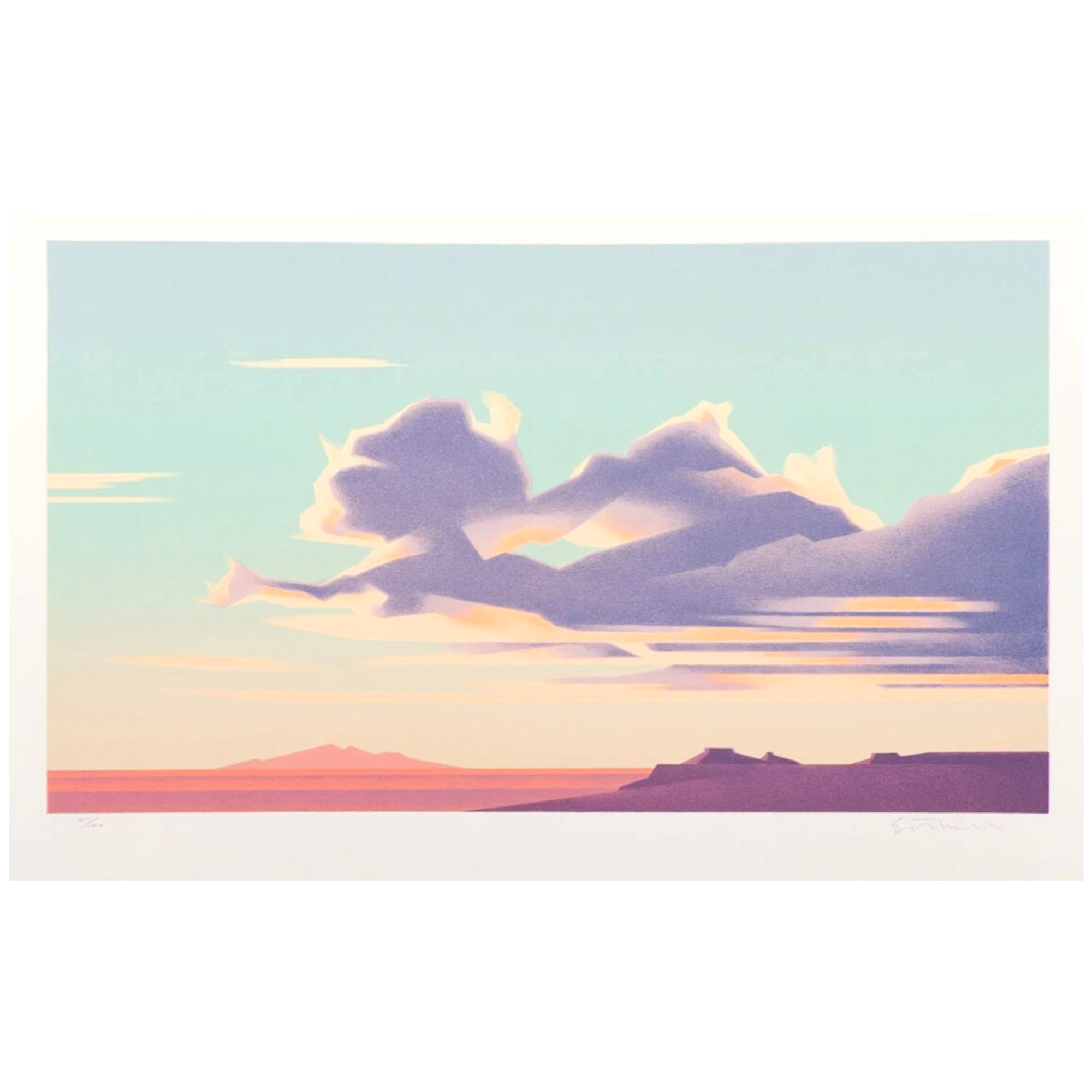 Ed Mell lithograph