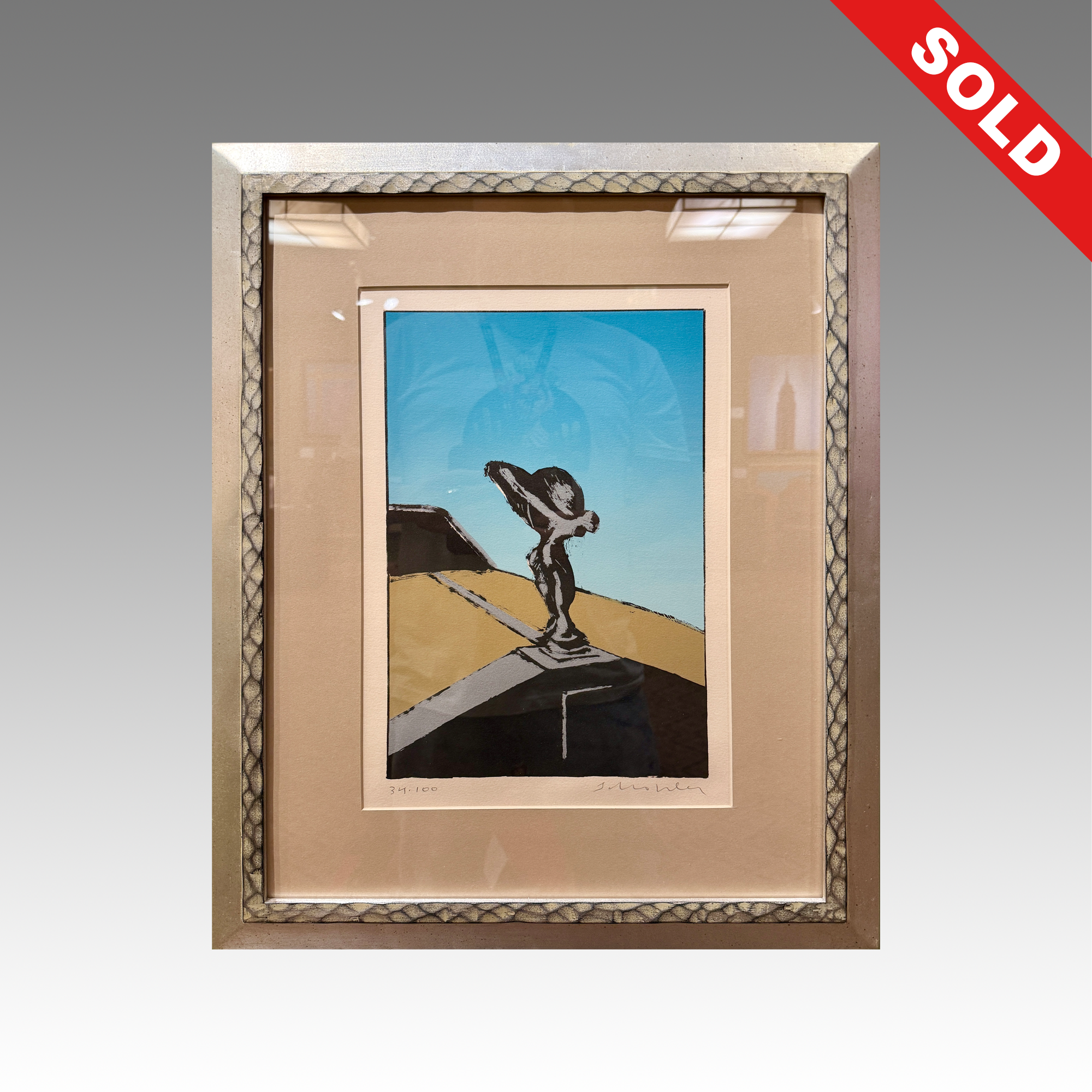 Fritz Scholder lithograph